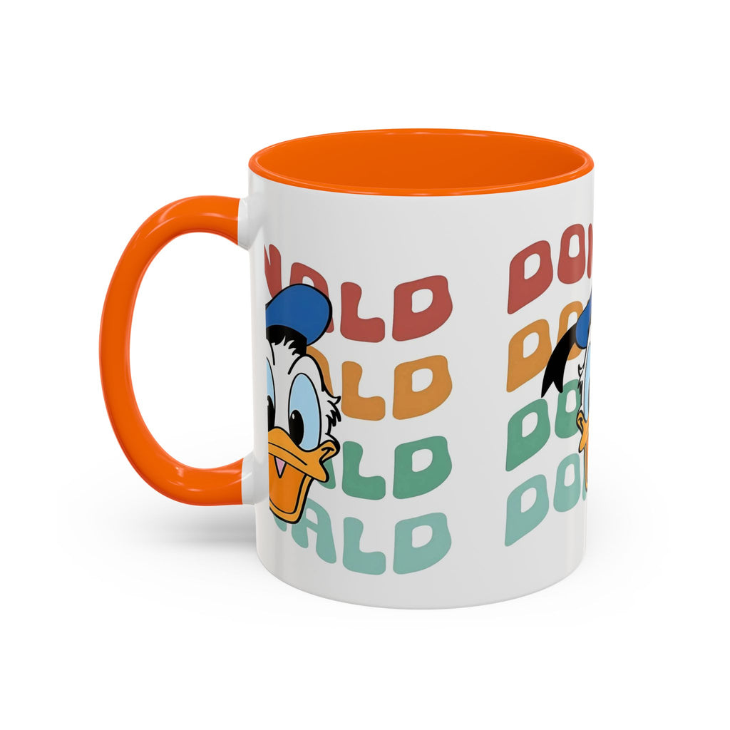 Donald Duck Retro Accent Coffee Mug
