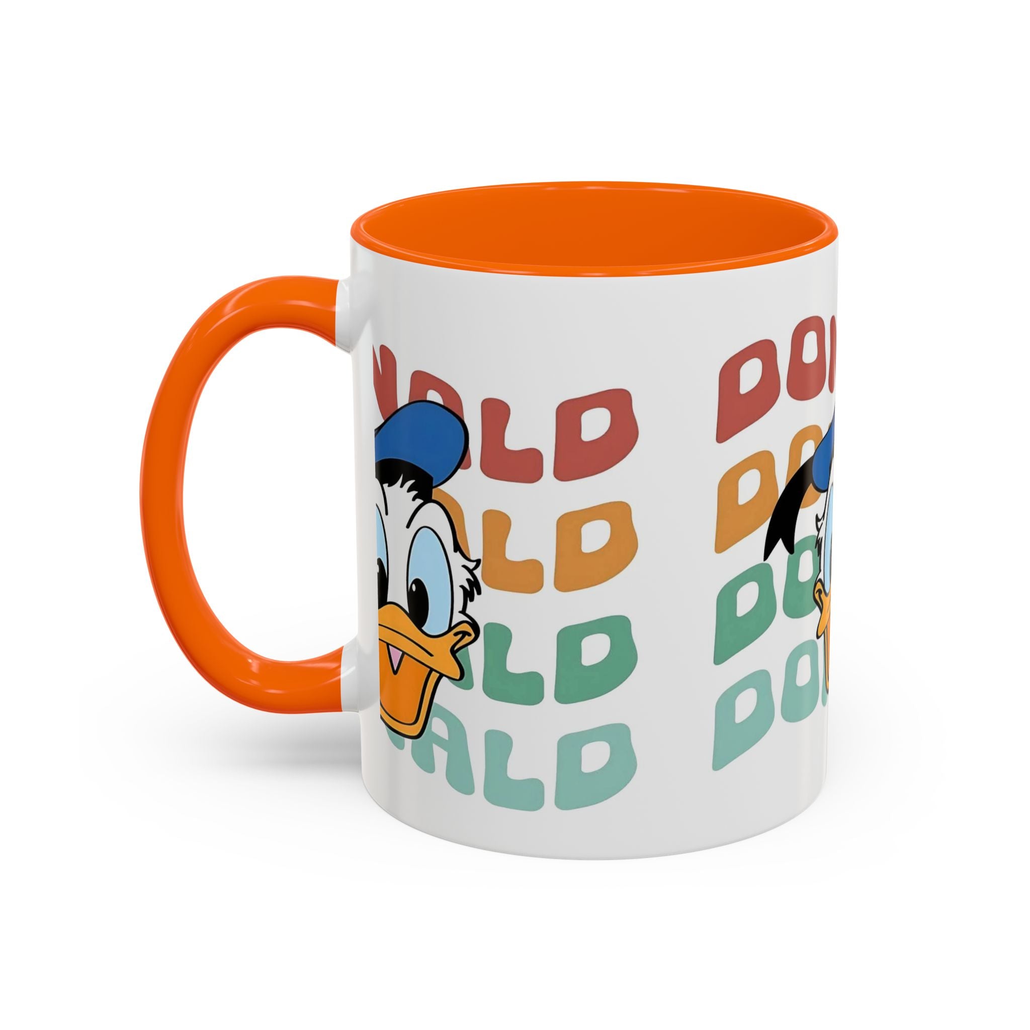 Donald Duck Retro Accent Coffee Mug