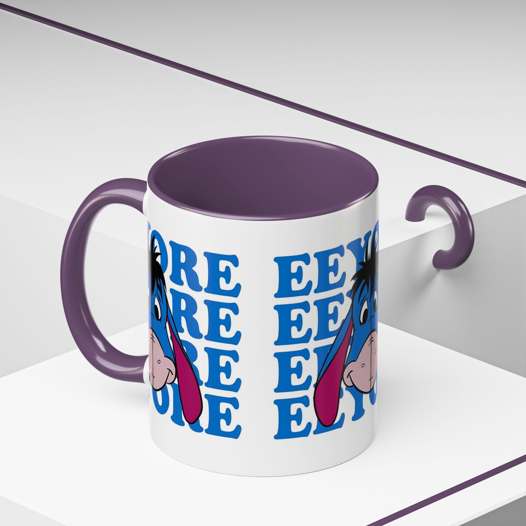 Eeyore Coffee Mug — Cute Cartoon Donkey Accent Mug (11/15 oz)