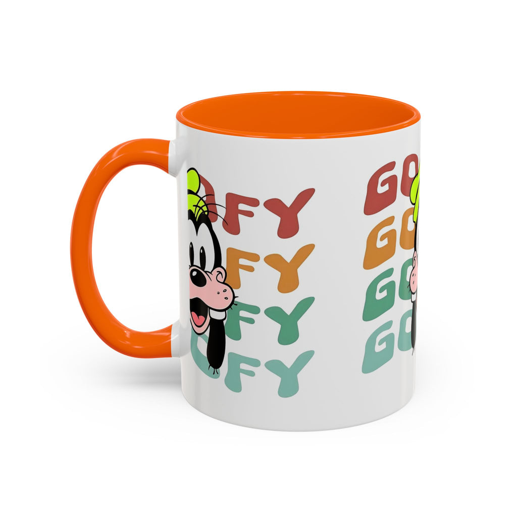 Goofy Retro Stack Accent Mug — Disney Goofy Coffee Cup (11/15oz)