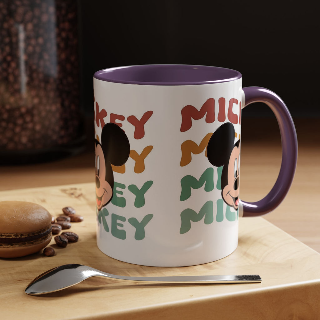 Mickey Retro Stack Accent Coffee Mug — 11/15oz