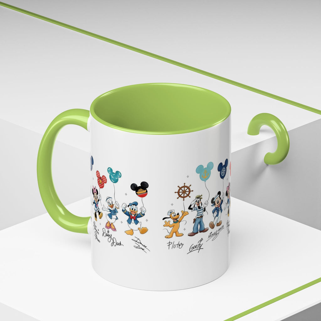Disney Cruise Characters Accent Coffee Mug (11/15oz)