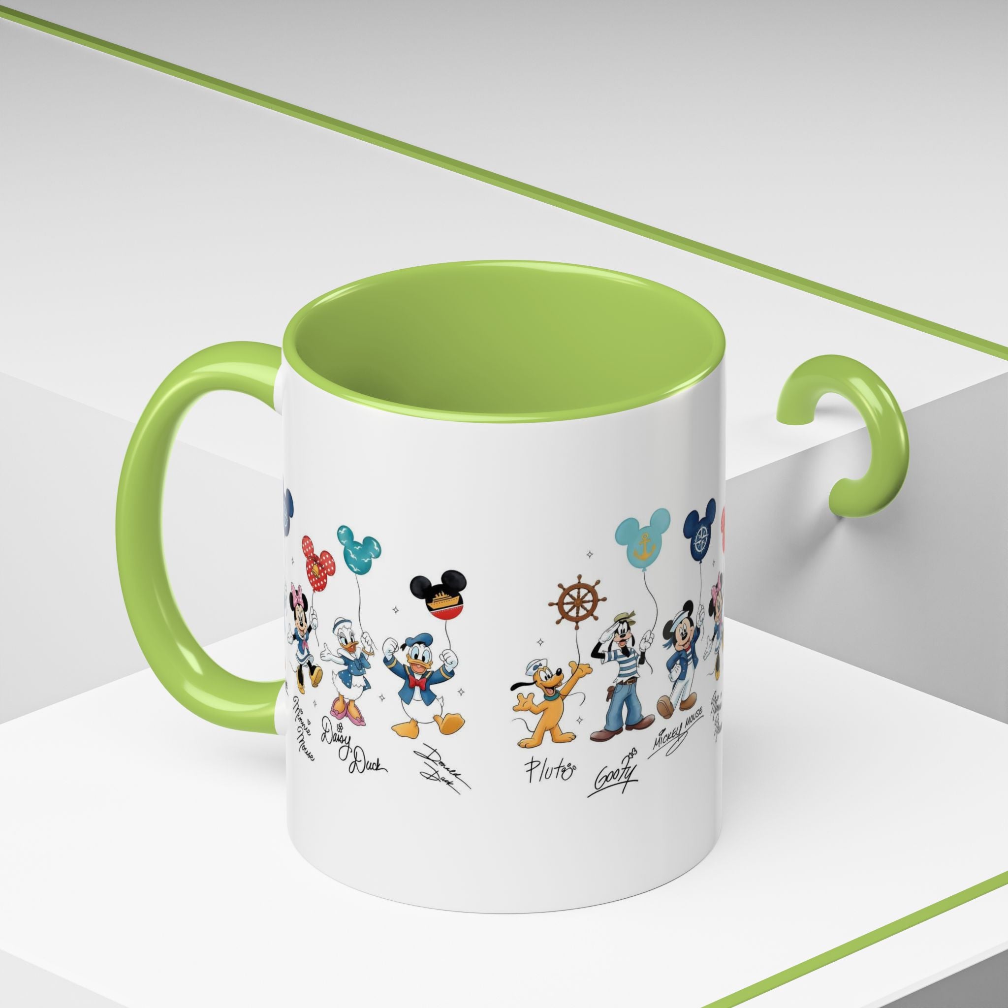 Disney Cruise Characters Accent Coffee Mug (11/15oz)