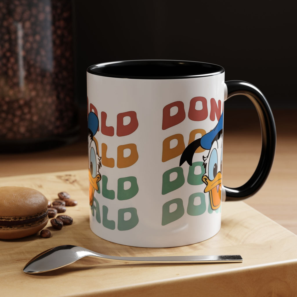 Donald Duck Retro Accent Coffee Mug