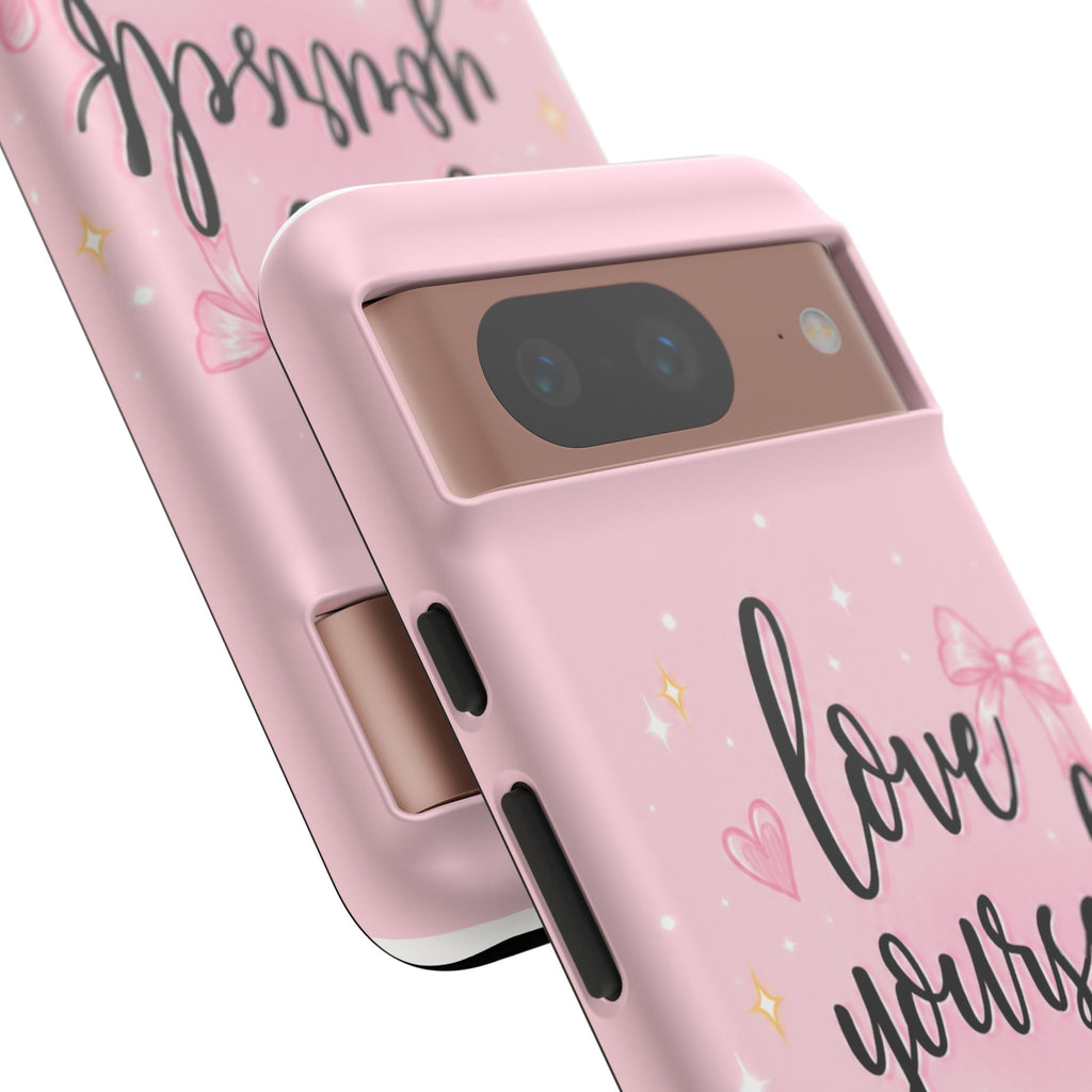Love Yourself More Pink Inspirational Protective Case