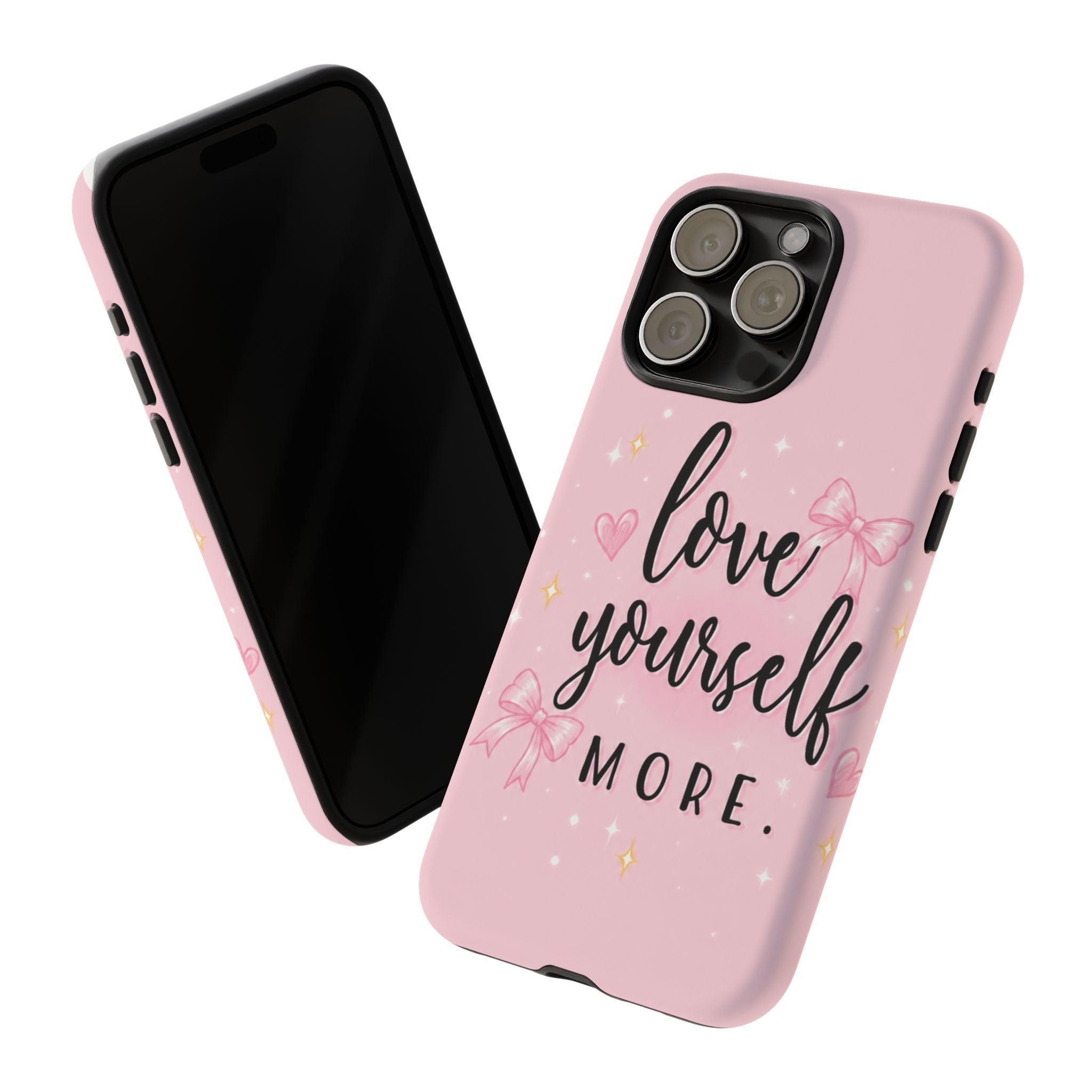 Love Yourself More Pink Inspirational Protective Case