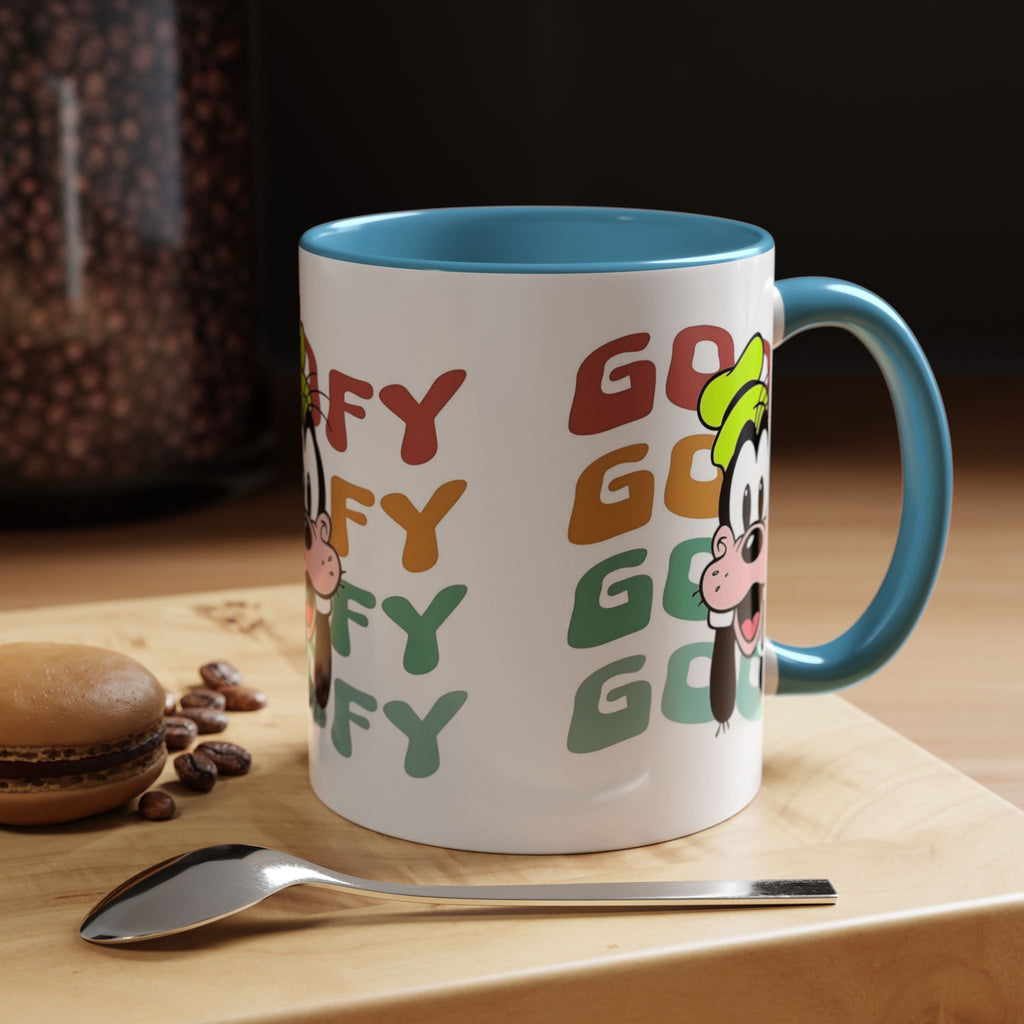 Goofy Retro Stack Accent Mug — Disney Goofy Coffee Cup (11/15oz)