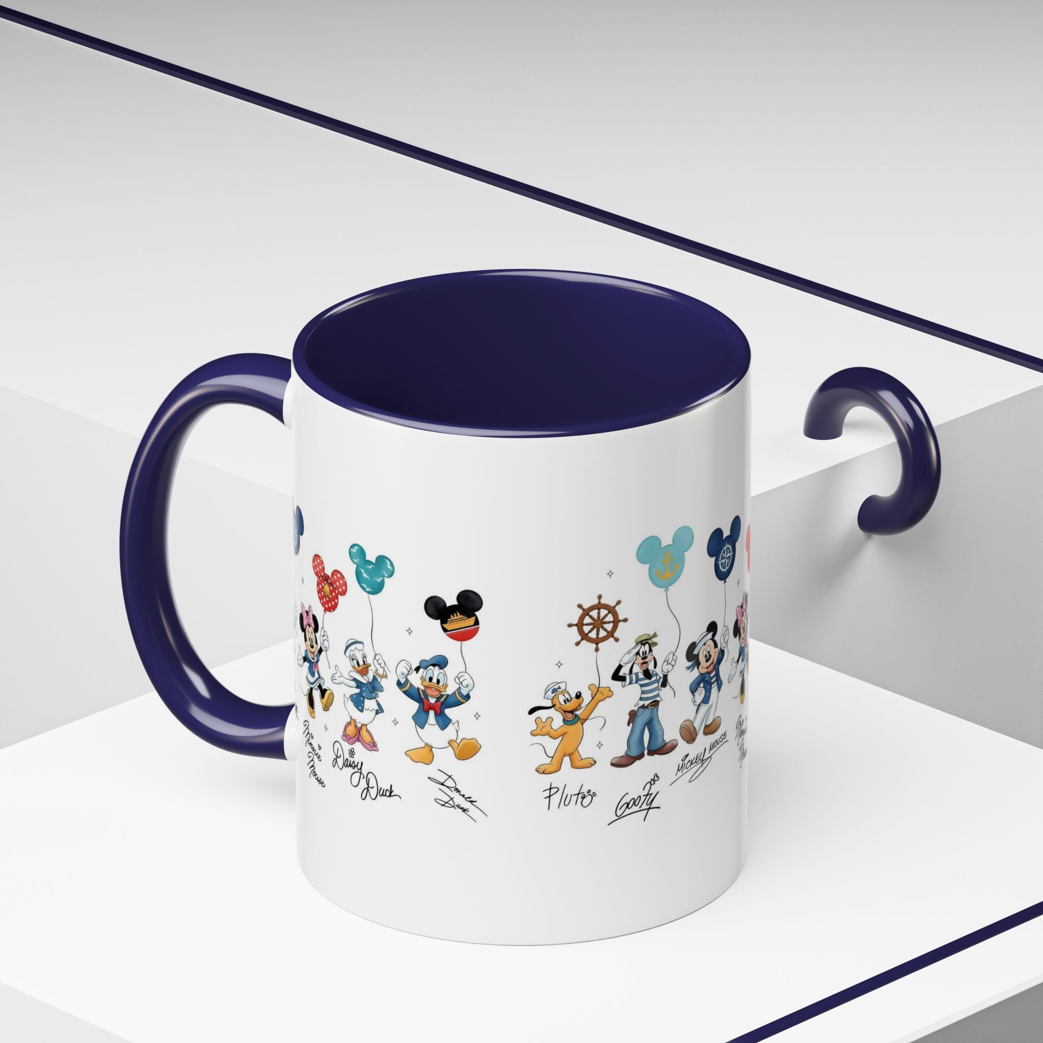 Disney Cruise Characters Accent Coffee Mug (11/15oz)