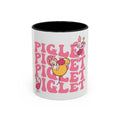 Piglet Coffee Mug — Cute Pink Winnie-The-Pooh Character Accent Mug (11/15oz)
