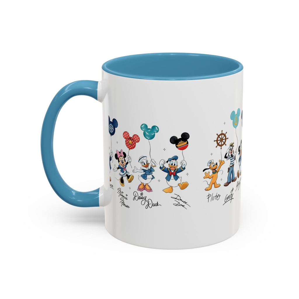 Disney Cruise Characters Accent Coffee Mug (11/15oz)