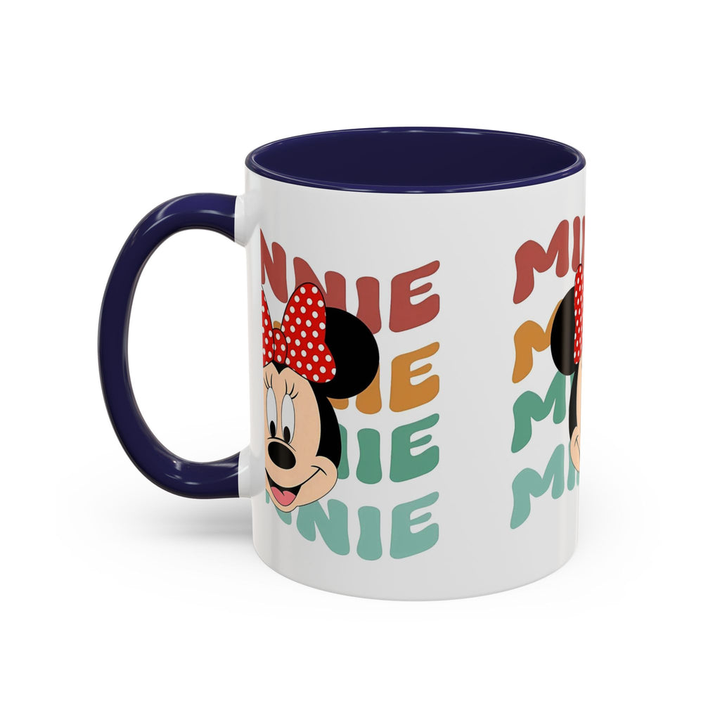 Minnie Mouse Accent Coffee Mug — Retro Colorful Disney Character Design (11/15 oz)