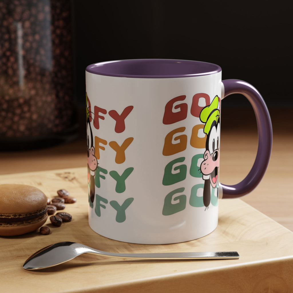 Goofy Retro Stack Accent Mug — Disney Goofy Coffee Cup (11/15oz)