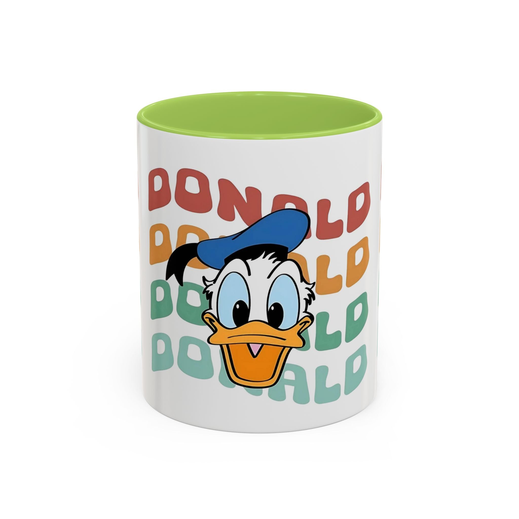 Donald Duck Retro Accent Coffee Mug