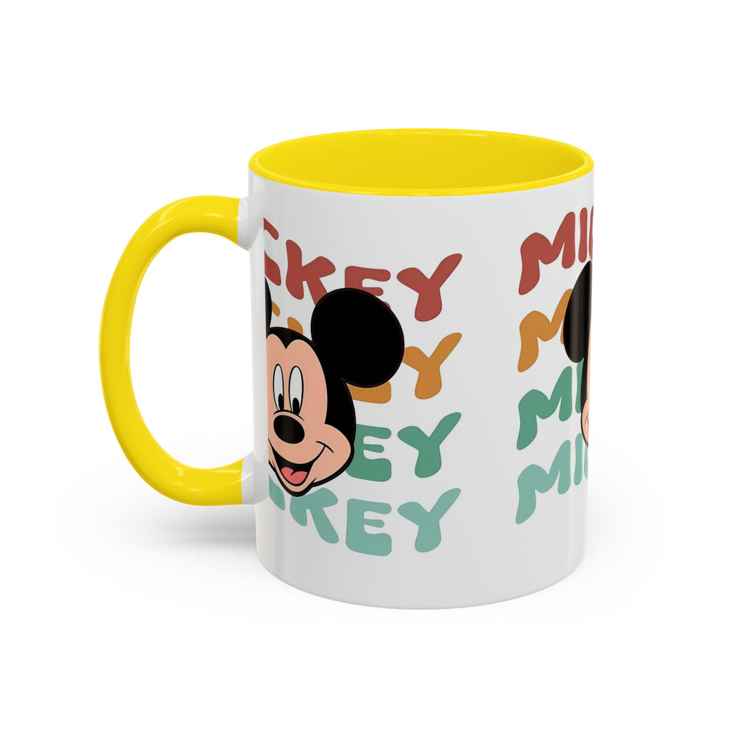 Mickey Retro Stack Accent Coffee Mug — 11/15oz