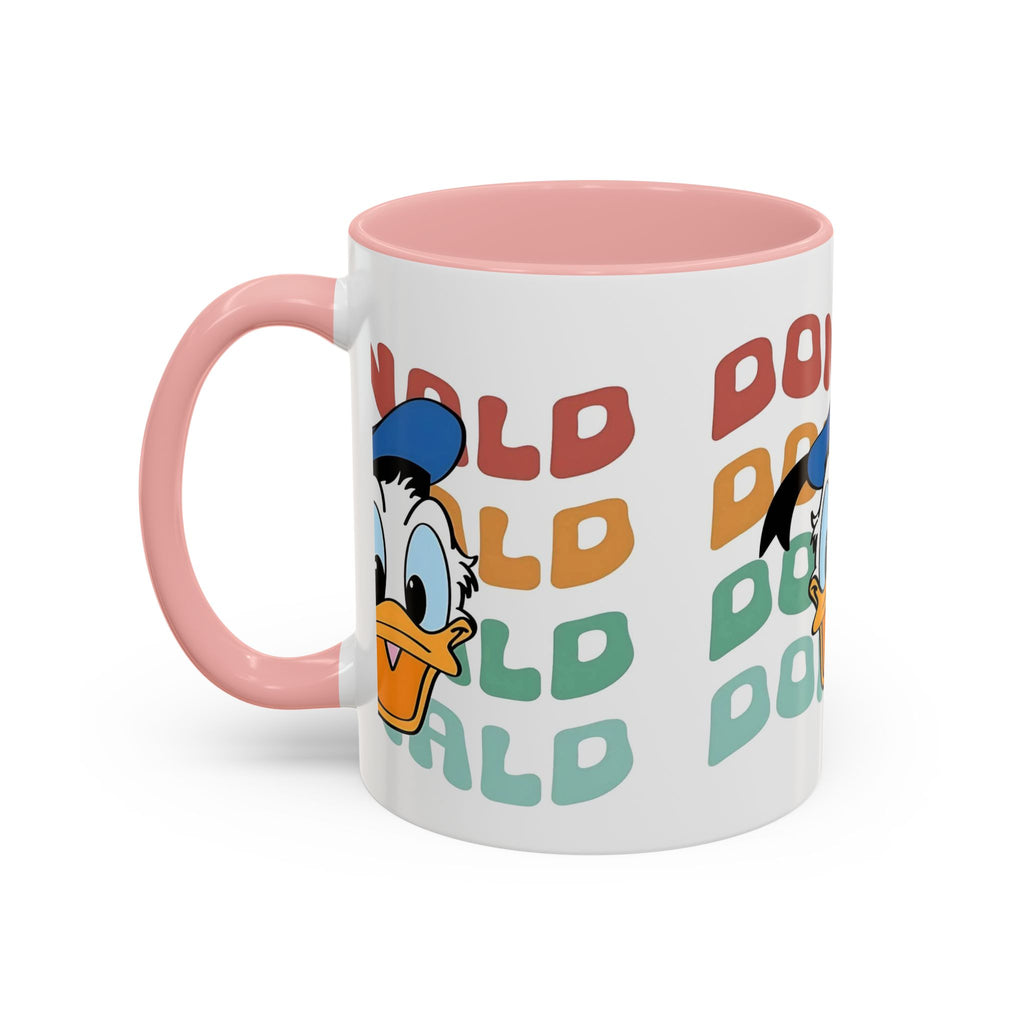 Donald Duck Retro Accent Coffee Mug