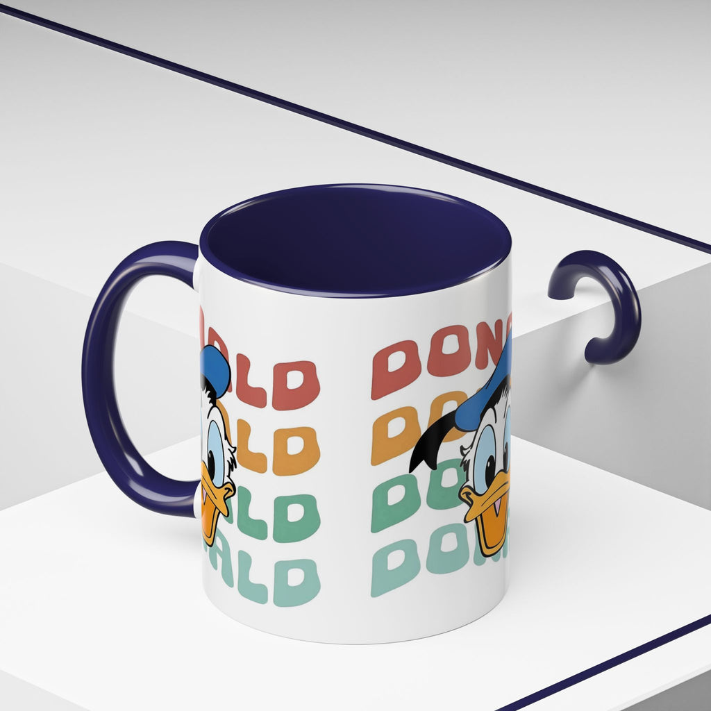 Donald Duck Retro Accent Coffee Mug