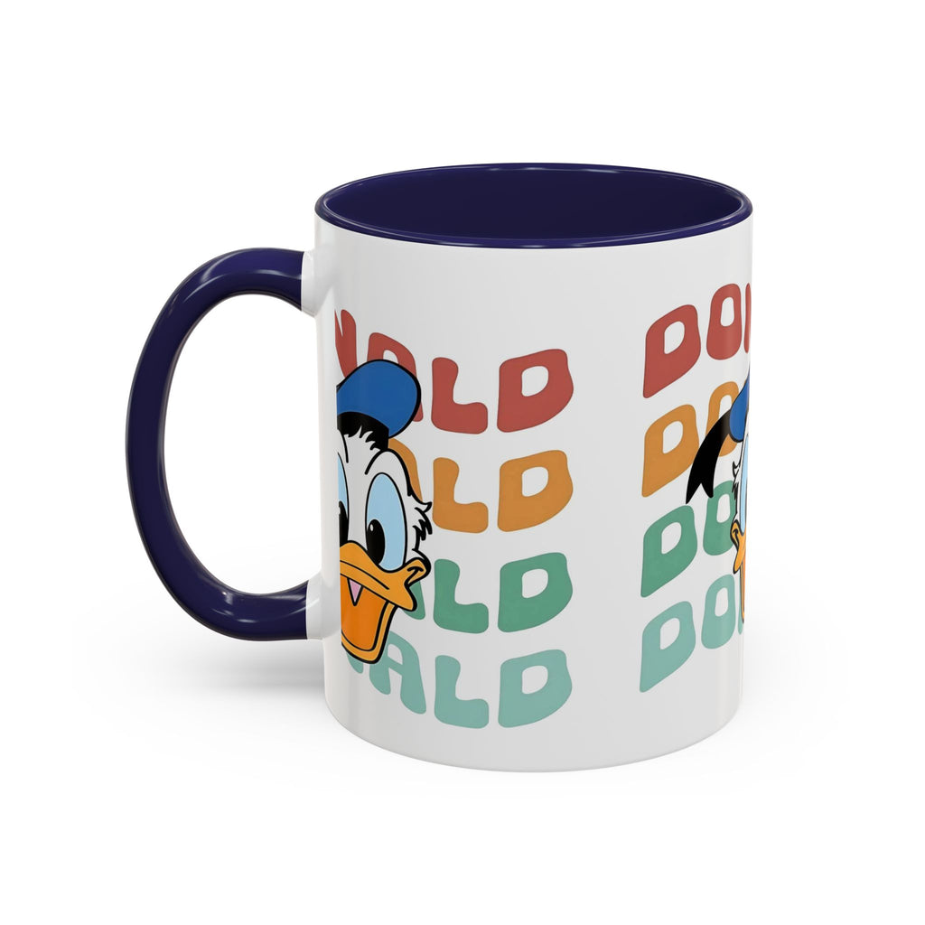 Donald Duck Retro Accent Coffee Mug