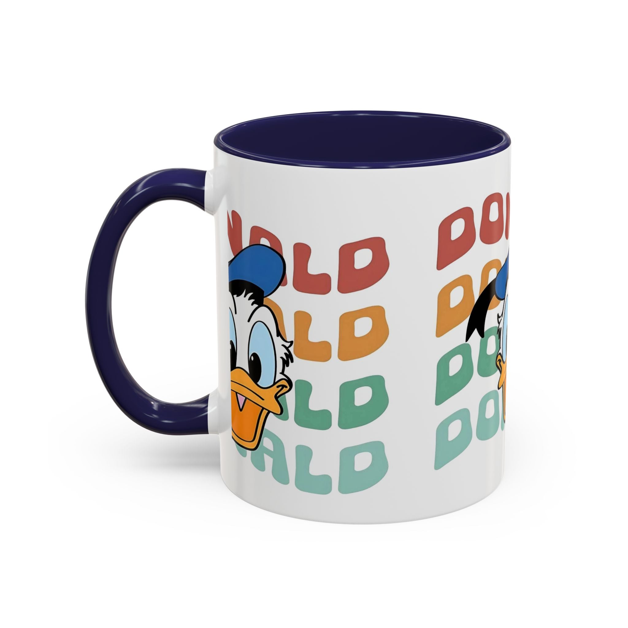 Donald Duck Retro Accent Coffee Mug