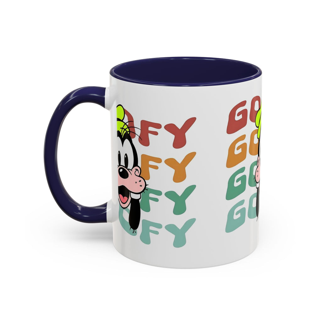 Goofy Retro Stack Accent Mug — Disney Goofy Coffee Cup (11/15oz)