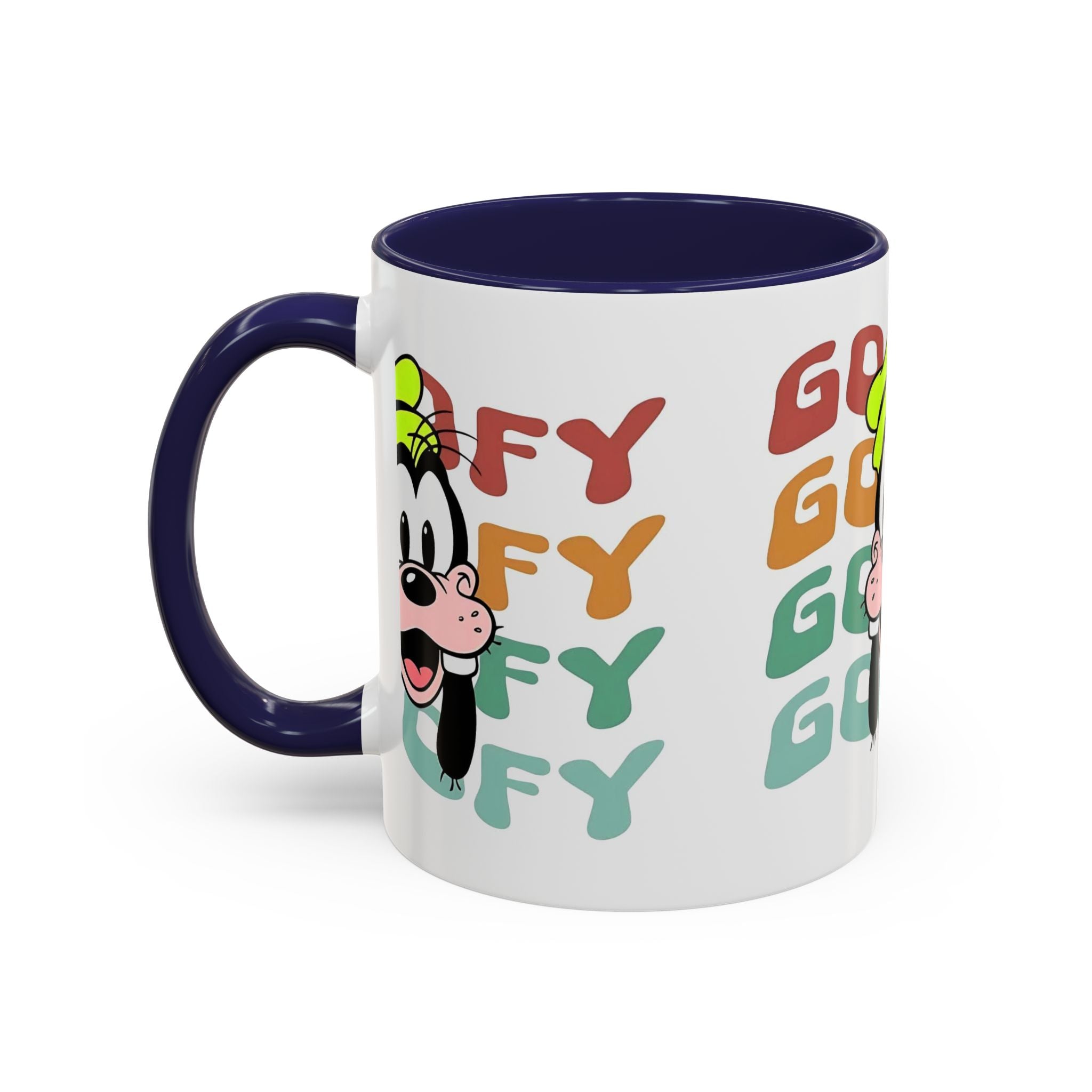 Goofy Retro Stack Accent Mug — Disney Goofy Coffee Cup (11/15oz)