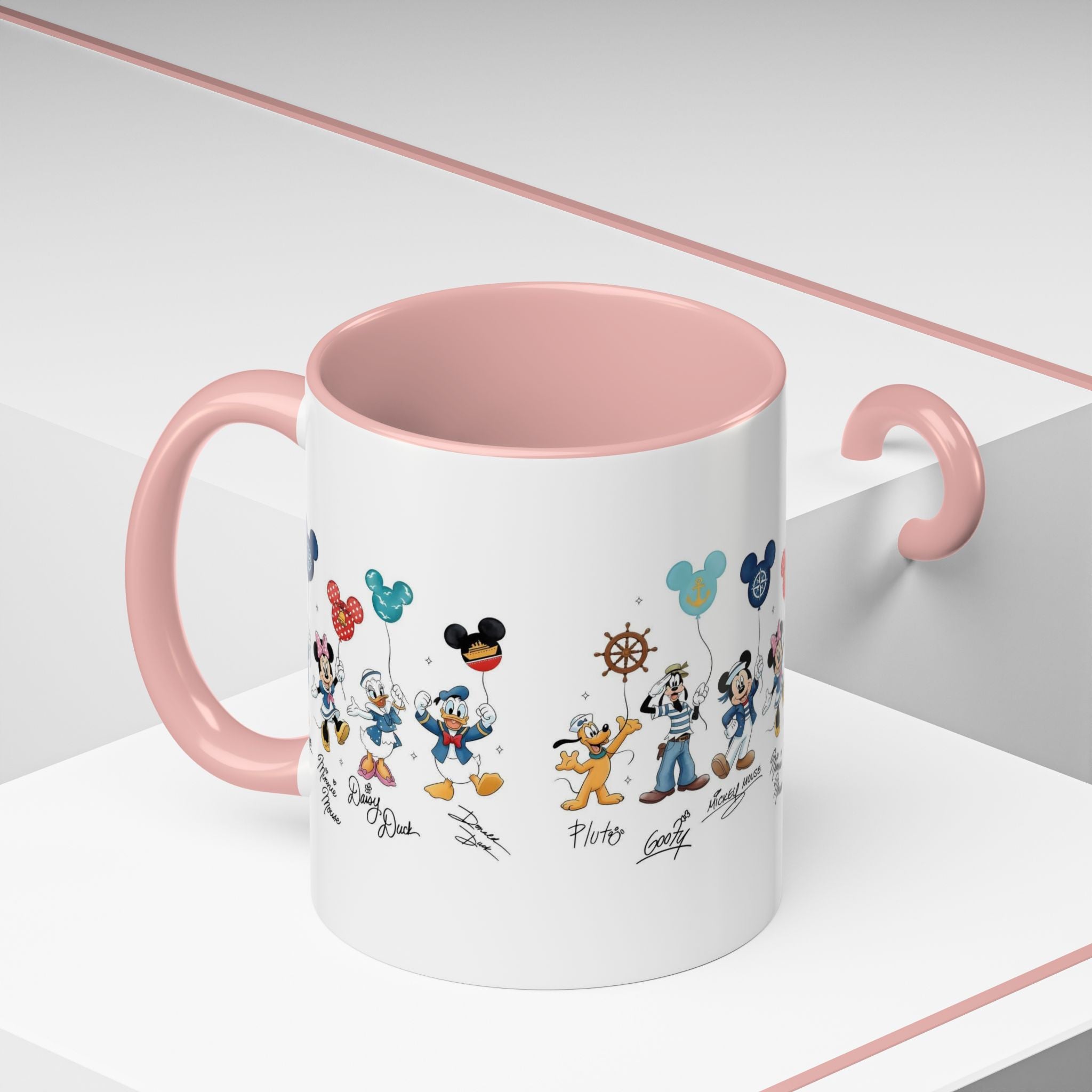 Disney Cruise Characters Accent Coffee Mug (11/15oz)
