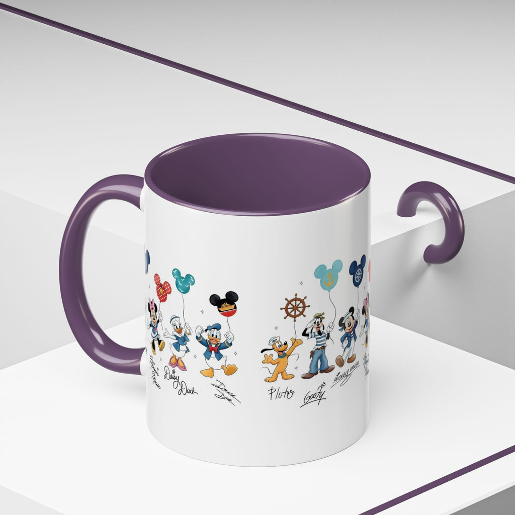 Disney Cruise Characters Accent Coffee Mug (11/15oz)