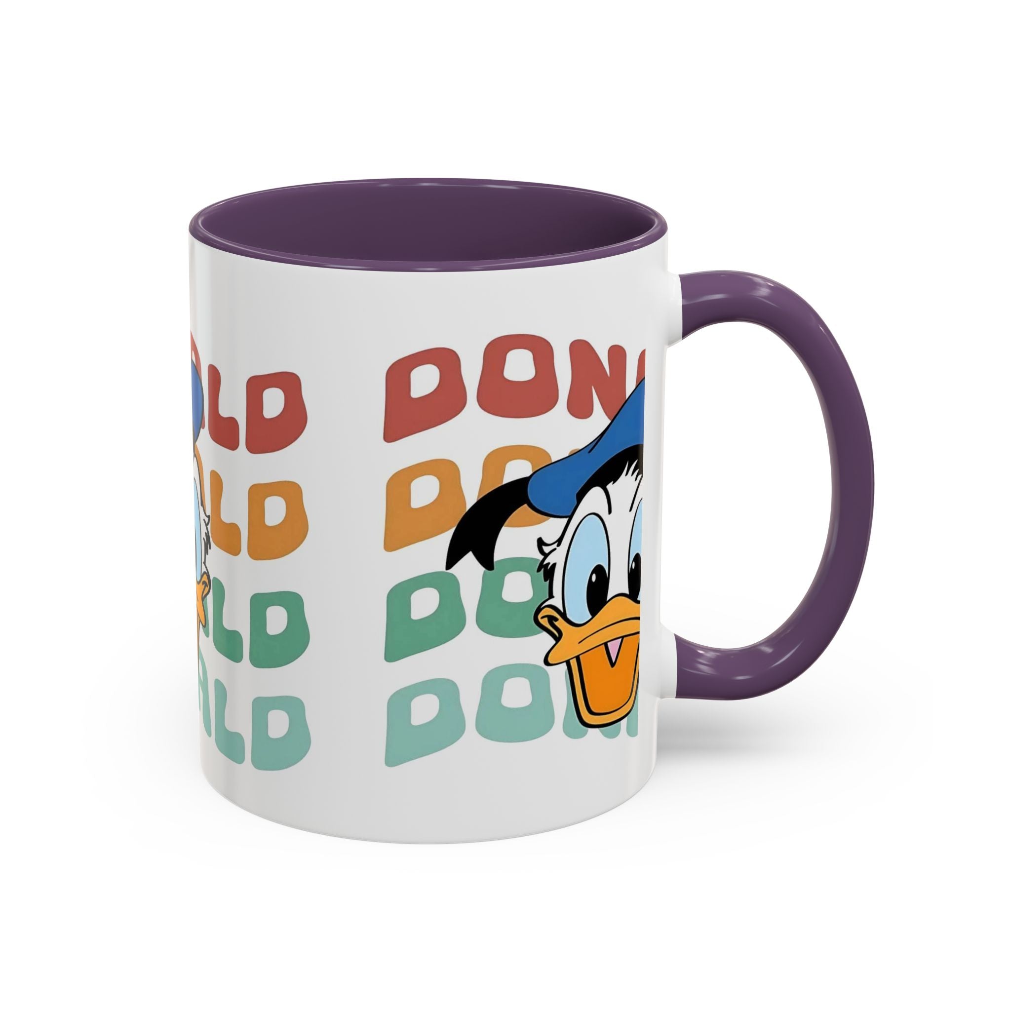 Donald Duck Retro Accent Coffee Mug