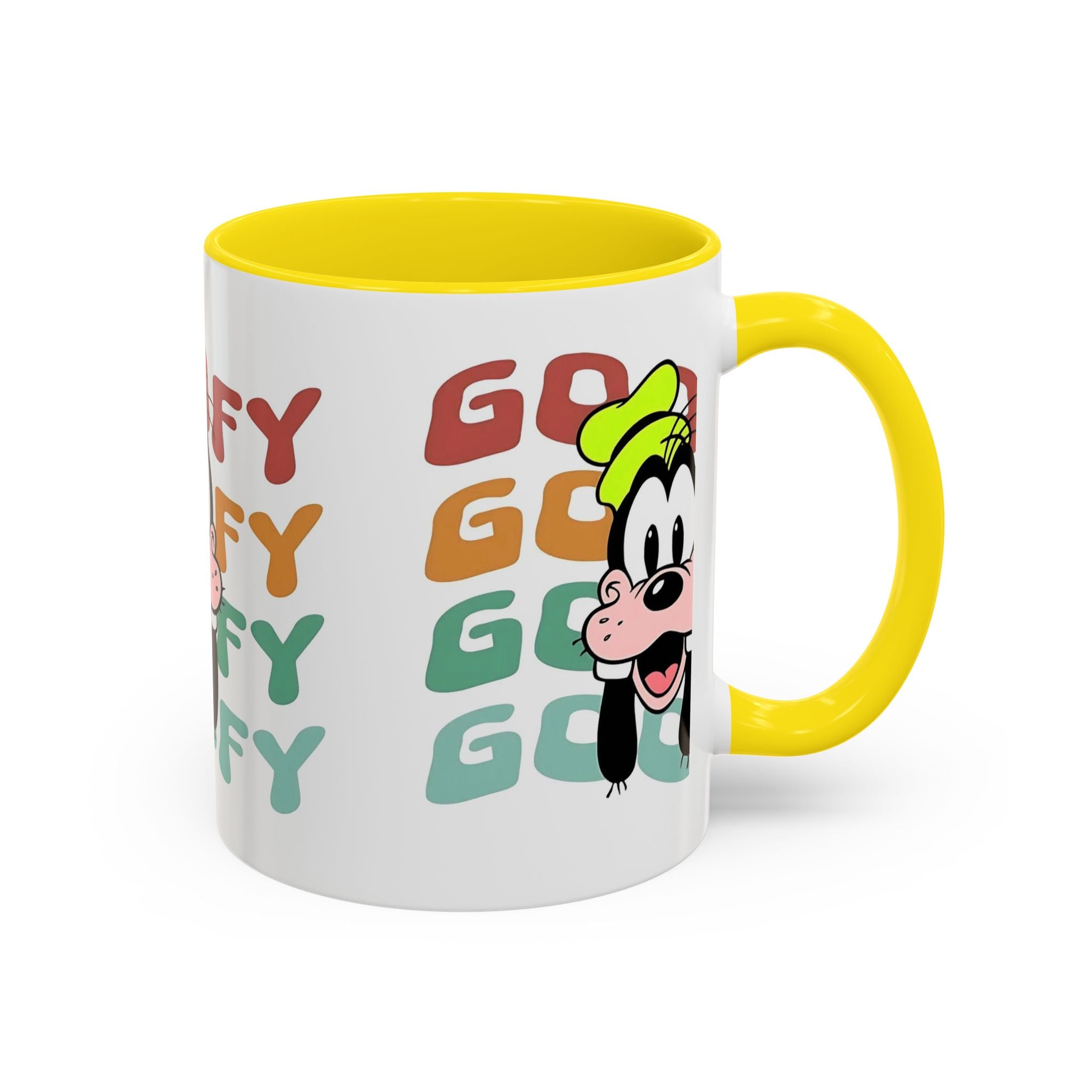 Goofy Retro Stack Accent Mug — Disney Goofy Coffee Cup (11/15oz)