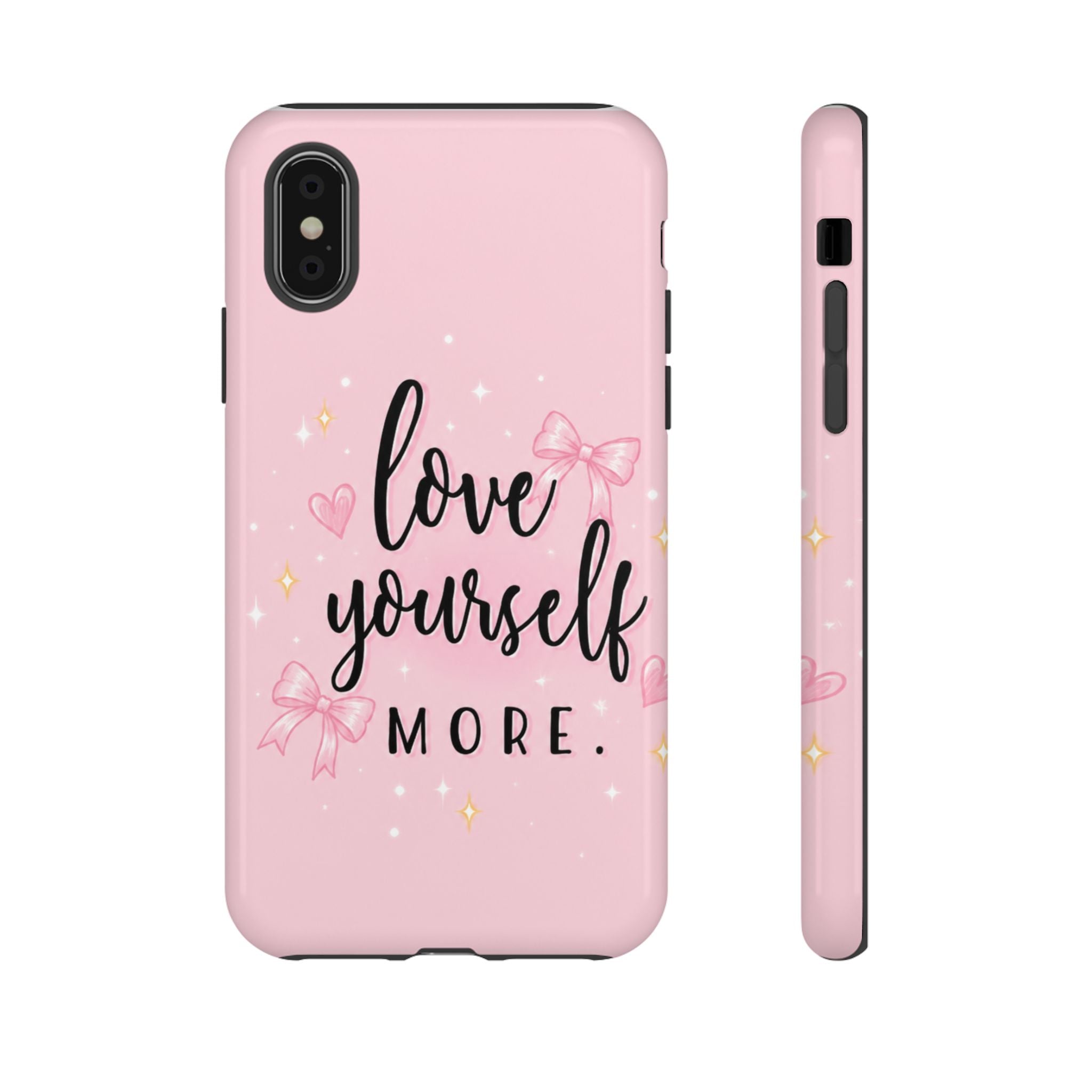 Love Yourself More Pink Inspirational Protective Case