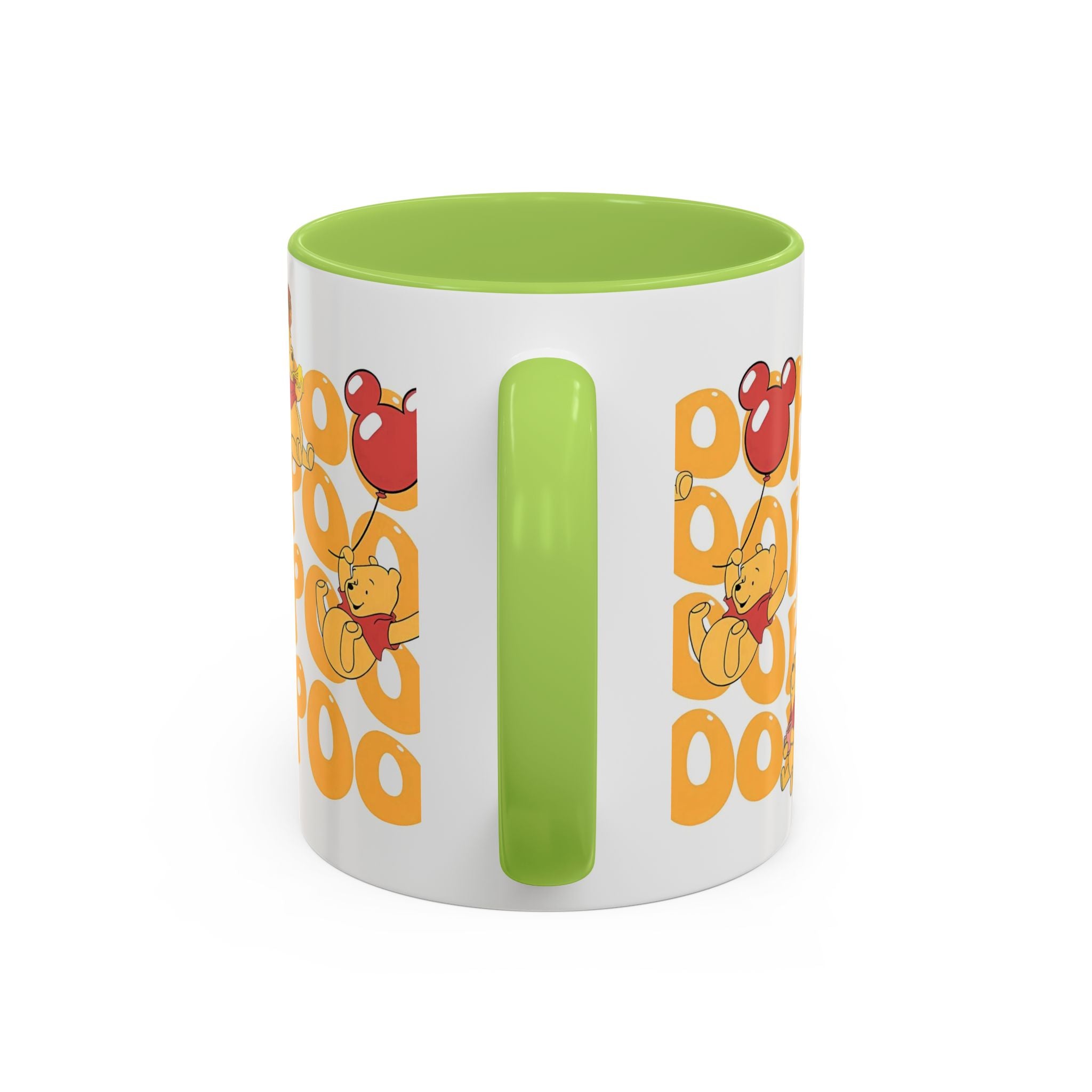 Winnie the Pooh Accent Coffee Mug — Retro 'Pooh' Stack Design (11/15oz)