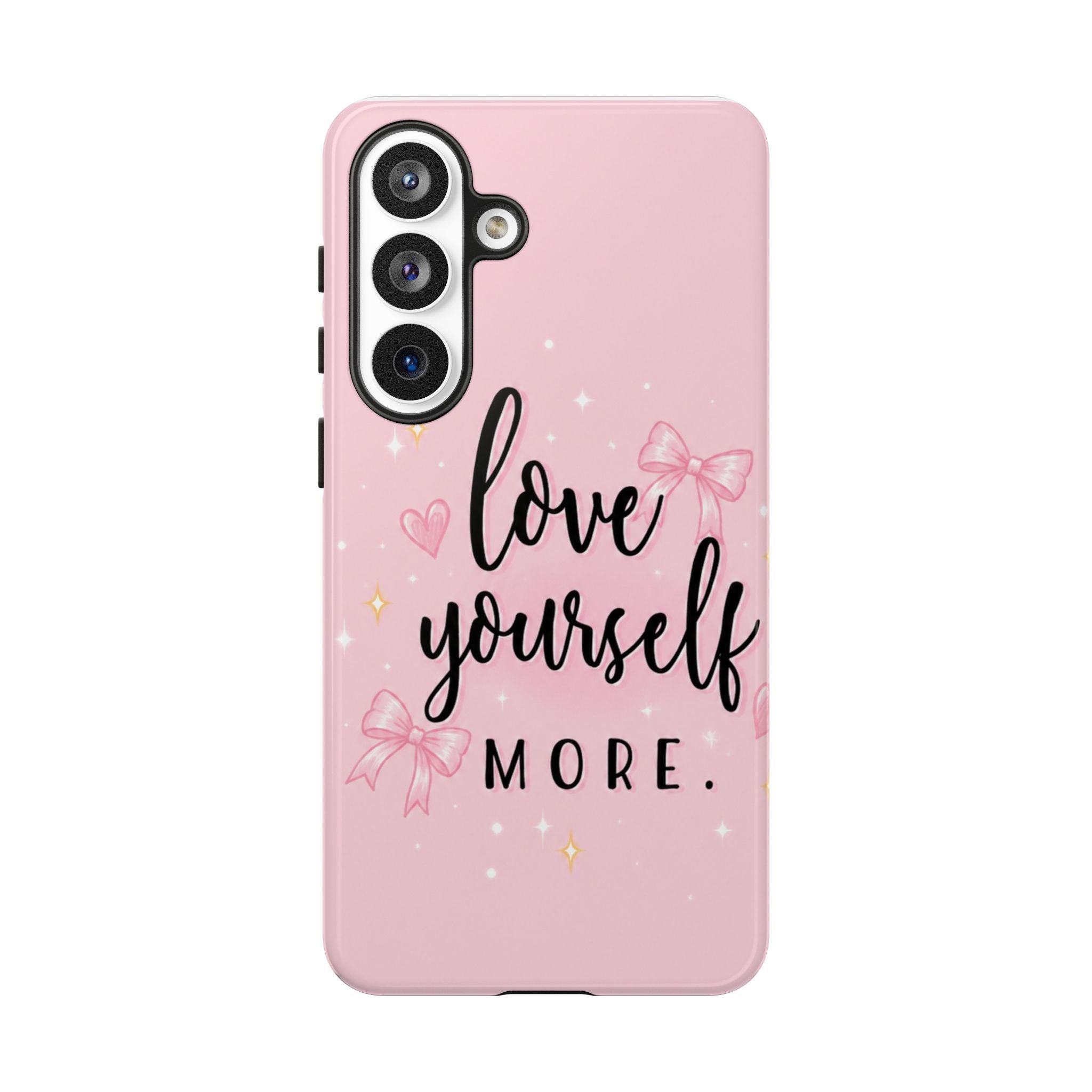 Love Yourself More Pink Inspirational Protective Case