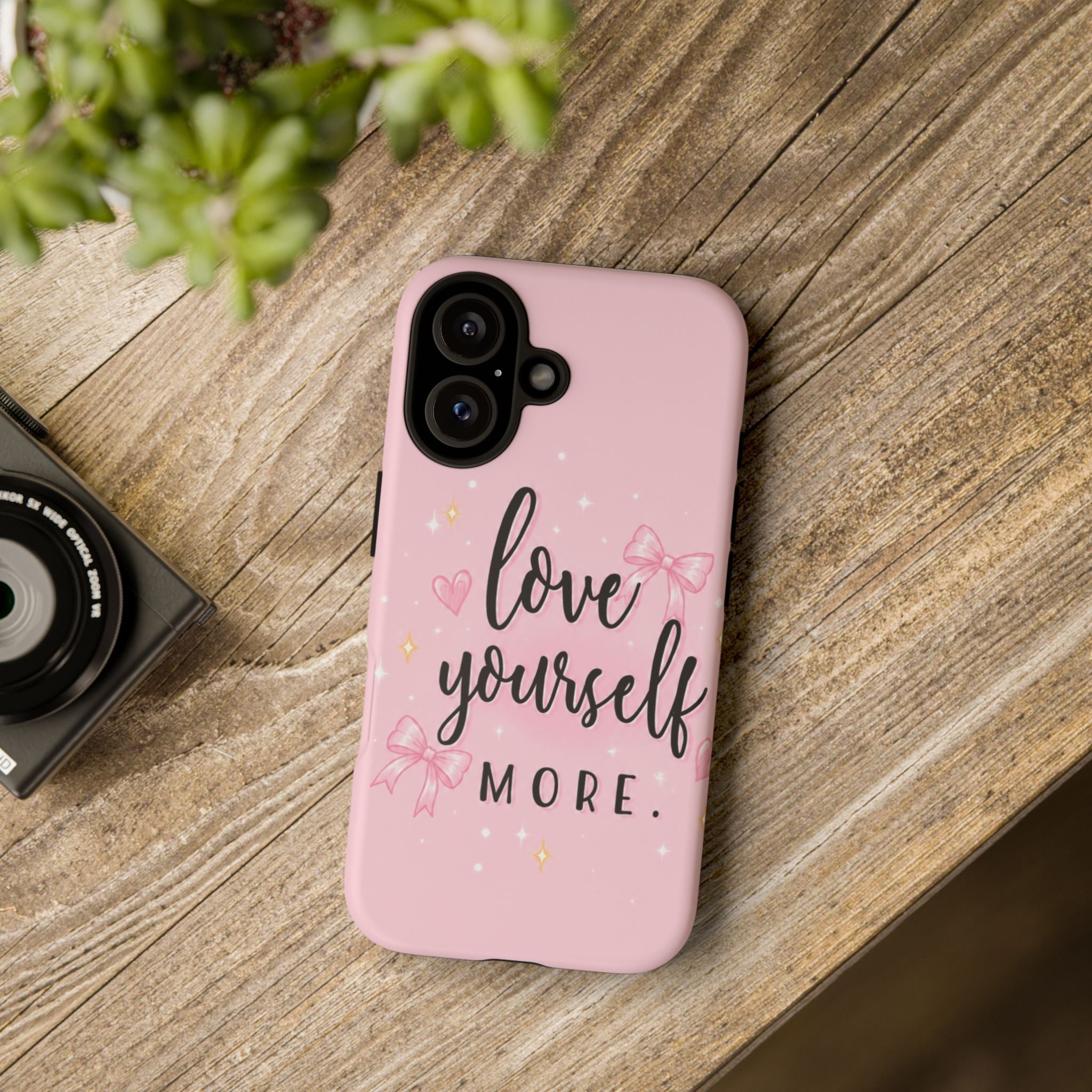 Love Yourself More Pink Inspirational Protective Case