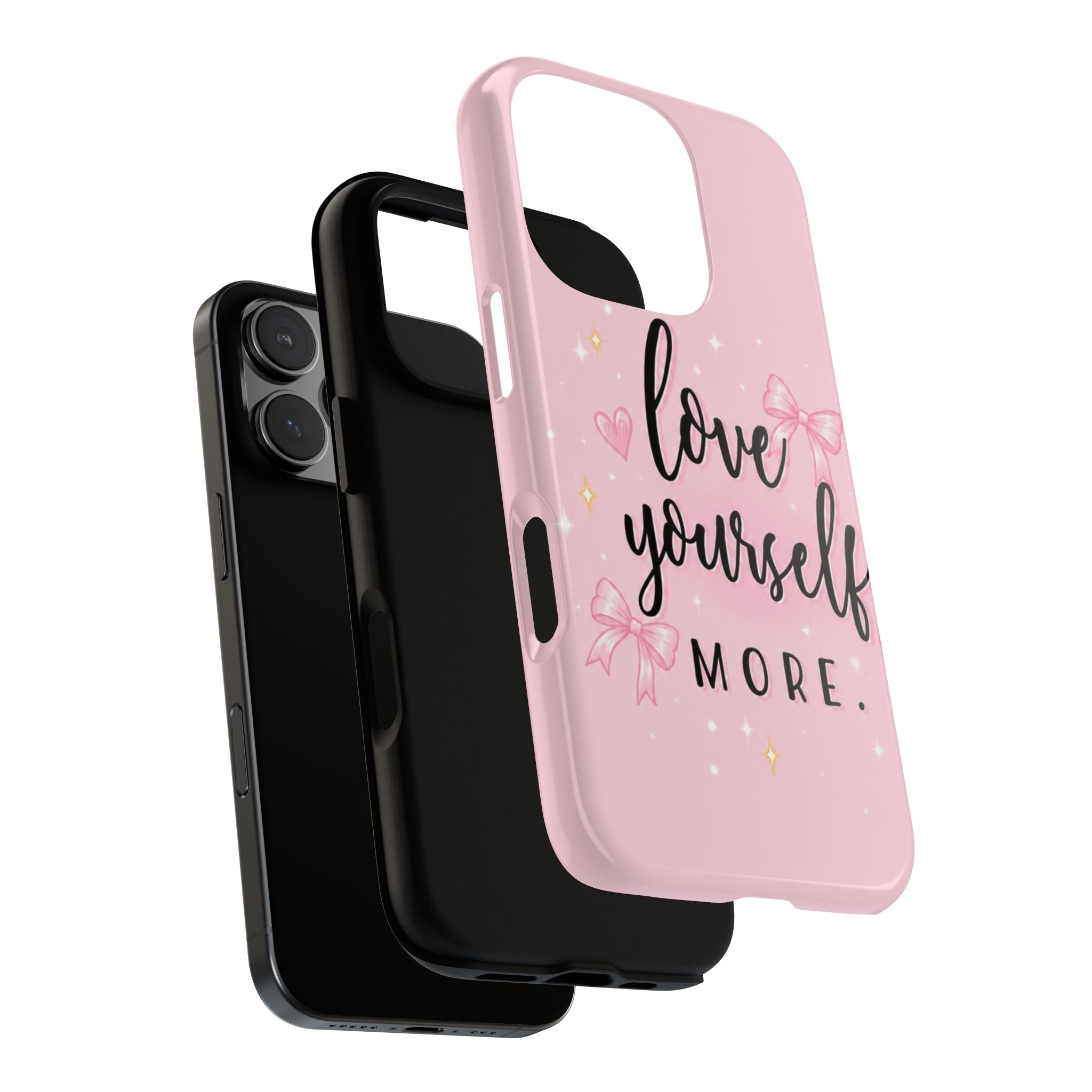 Love Yourself More Pink Inspirational Protective Case