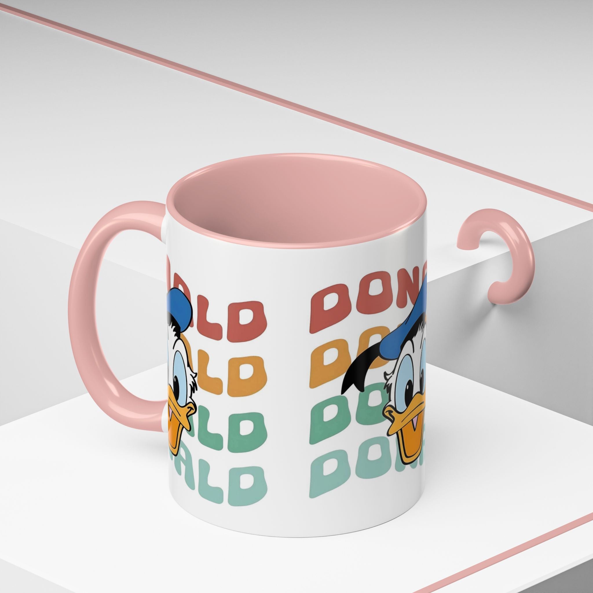 Donald Duck Retro Accent Coffee Mug