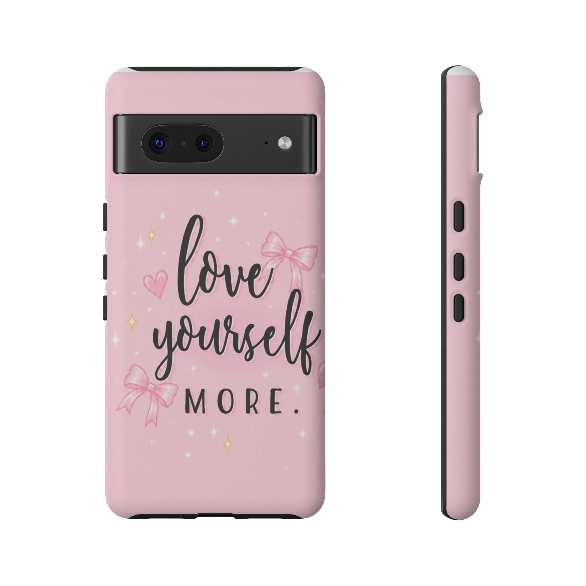 Love Yourself More Pink Inspirational Protective Case
