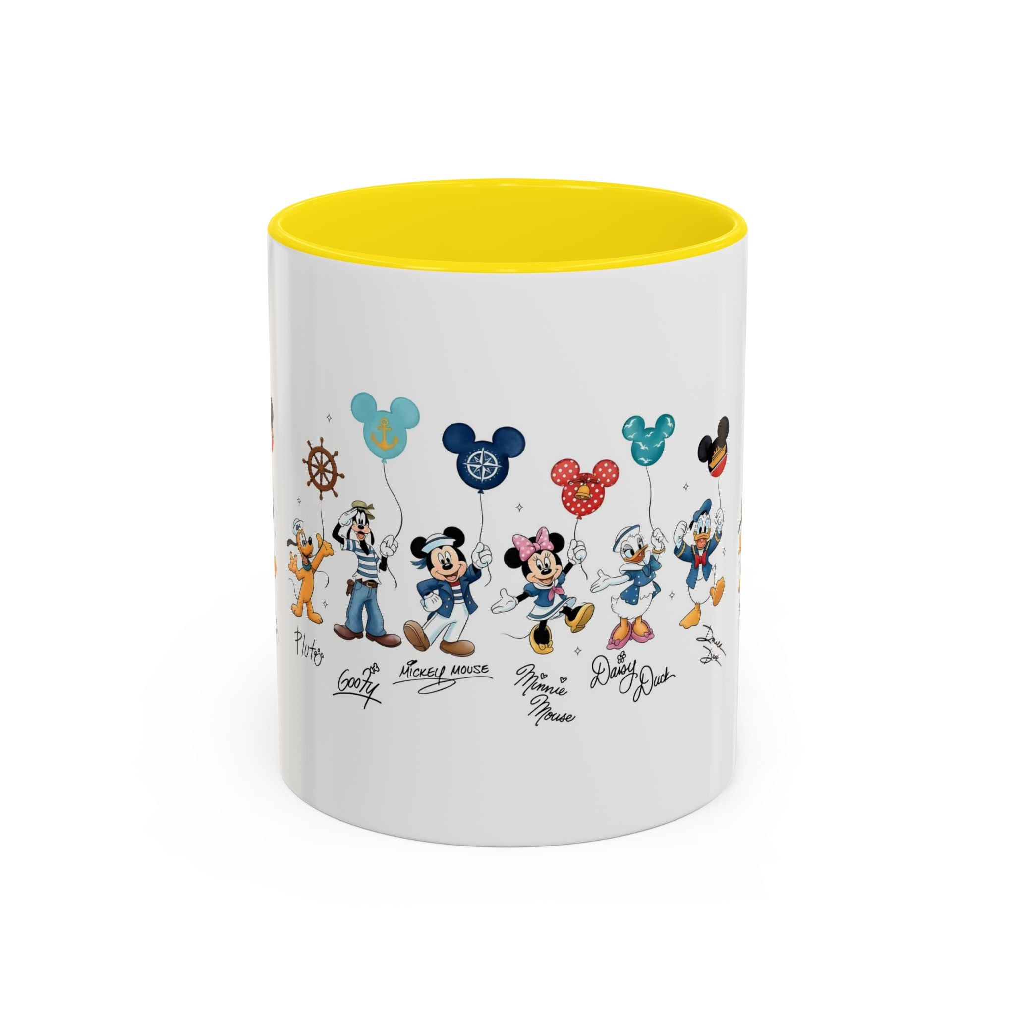 Disney Cruise Characters Accent Coffee Mug (11/15oz)