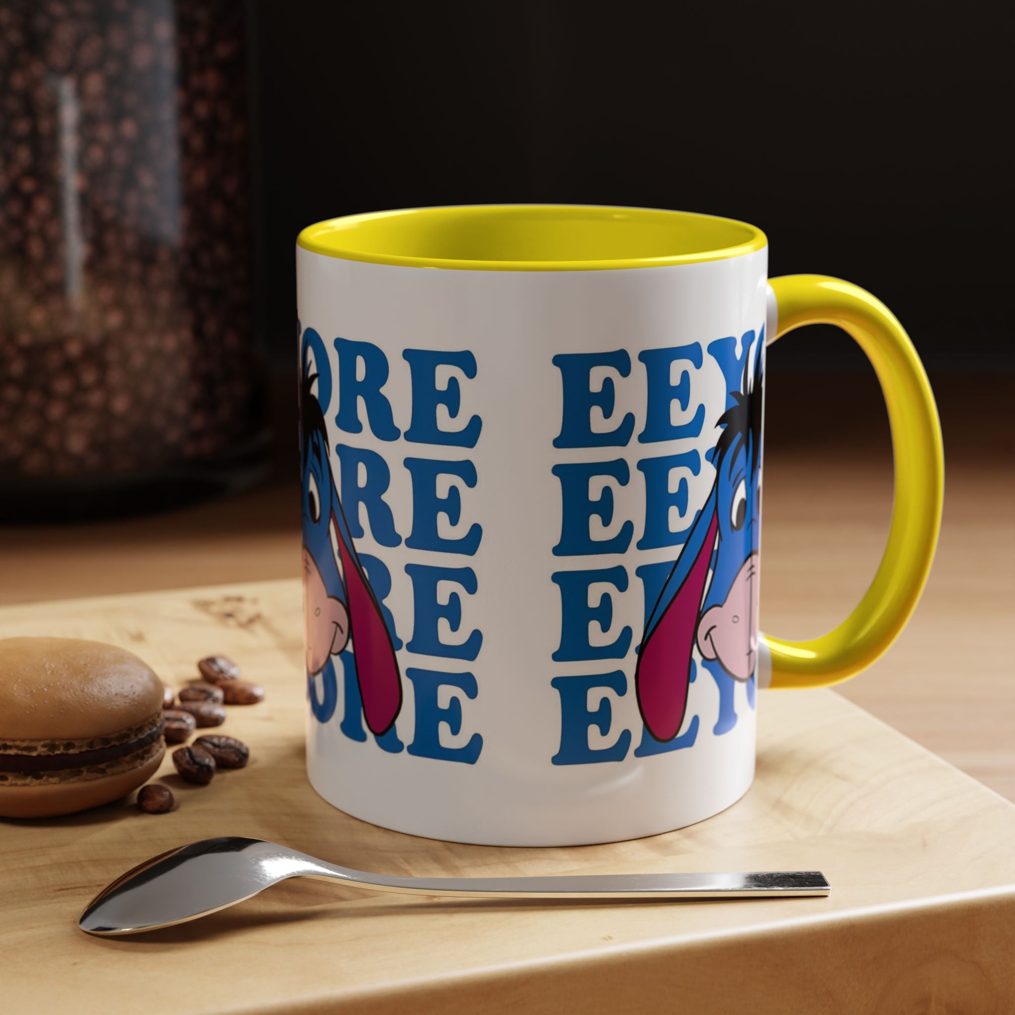 Eeyore Coffee Mug — Cute Cartoon Donkey Accent Mug (11/15 oz)