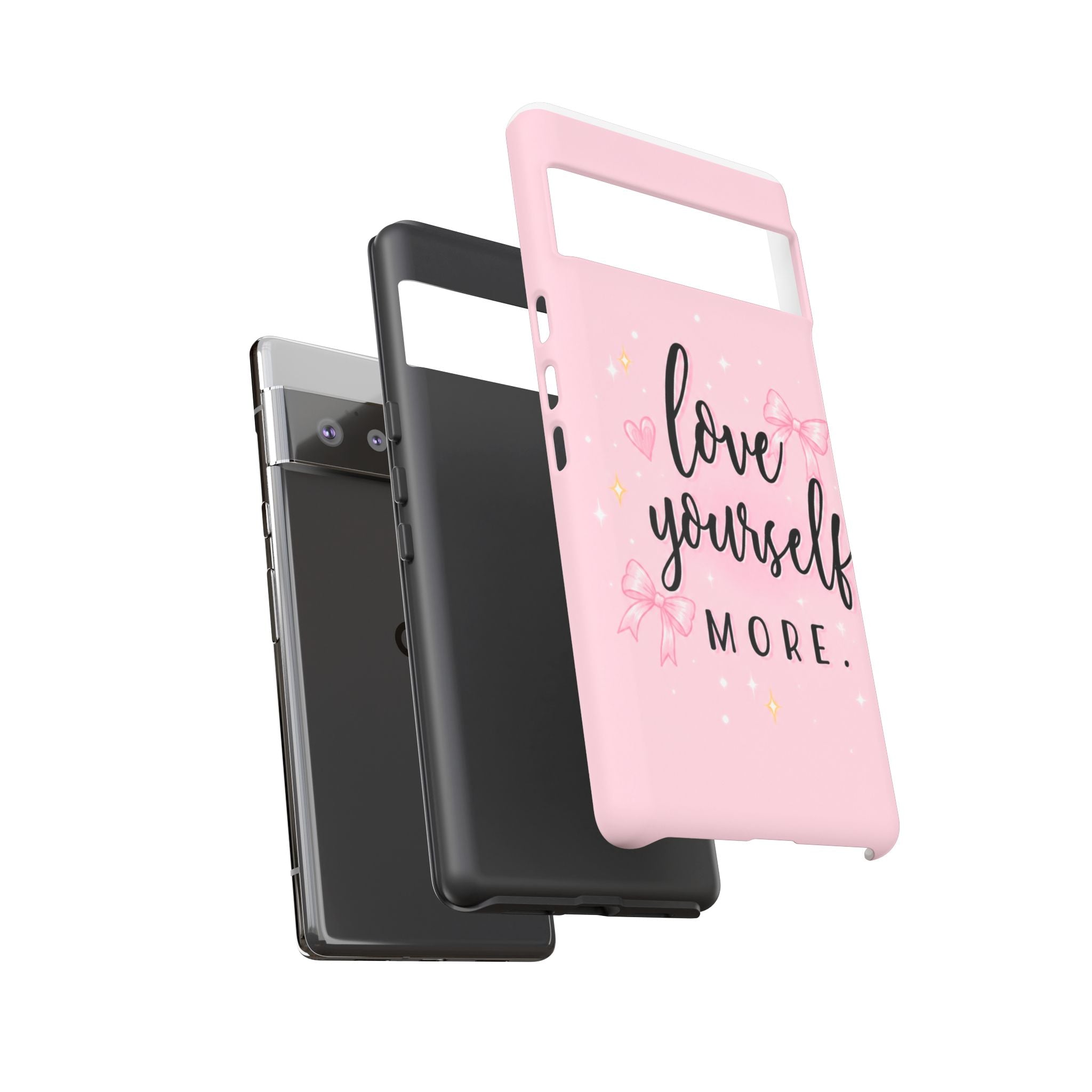 Love Yourself More Pink Inspirational Protective Case