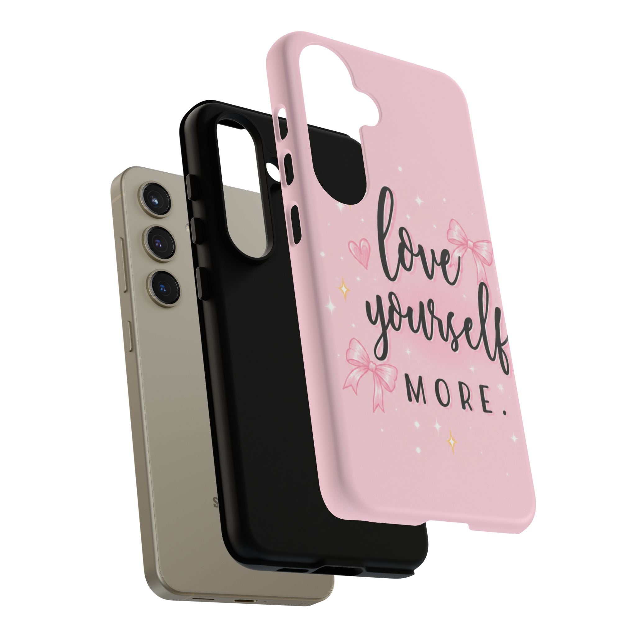 Love Yourself More Pink Inspirational Protective Case
