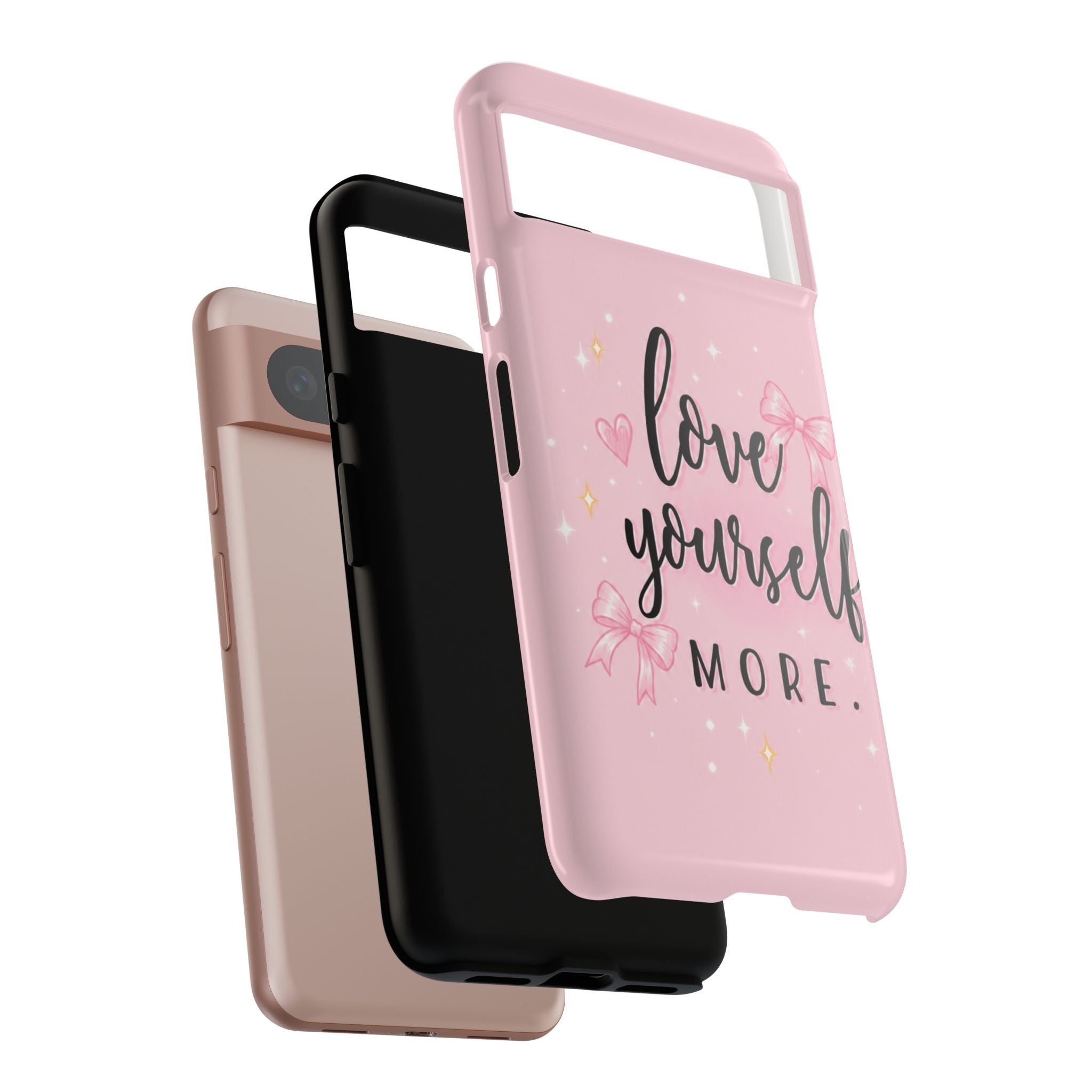 Love Yourself More Pink Inspirational Protective Case