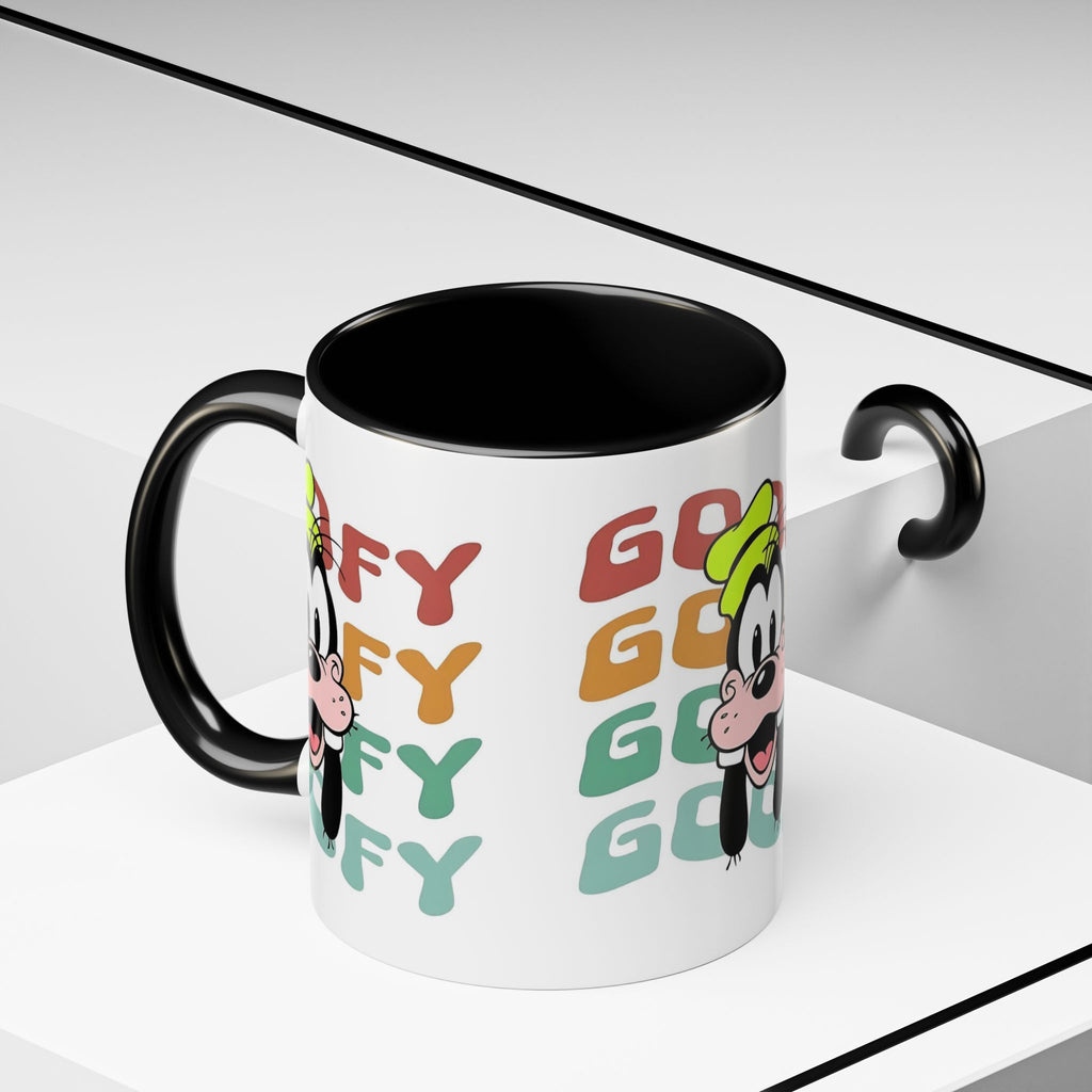 Goofy Retro Stack Accent Mug — Disney Goofy Coffee Cup (11/15oz)