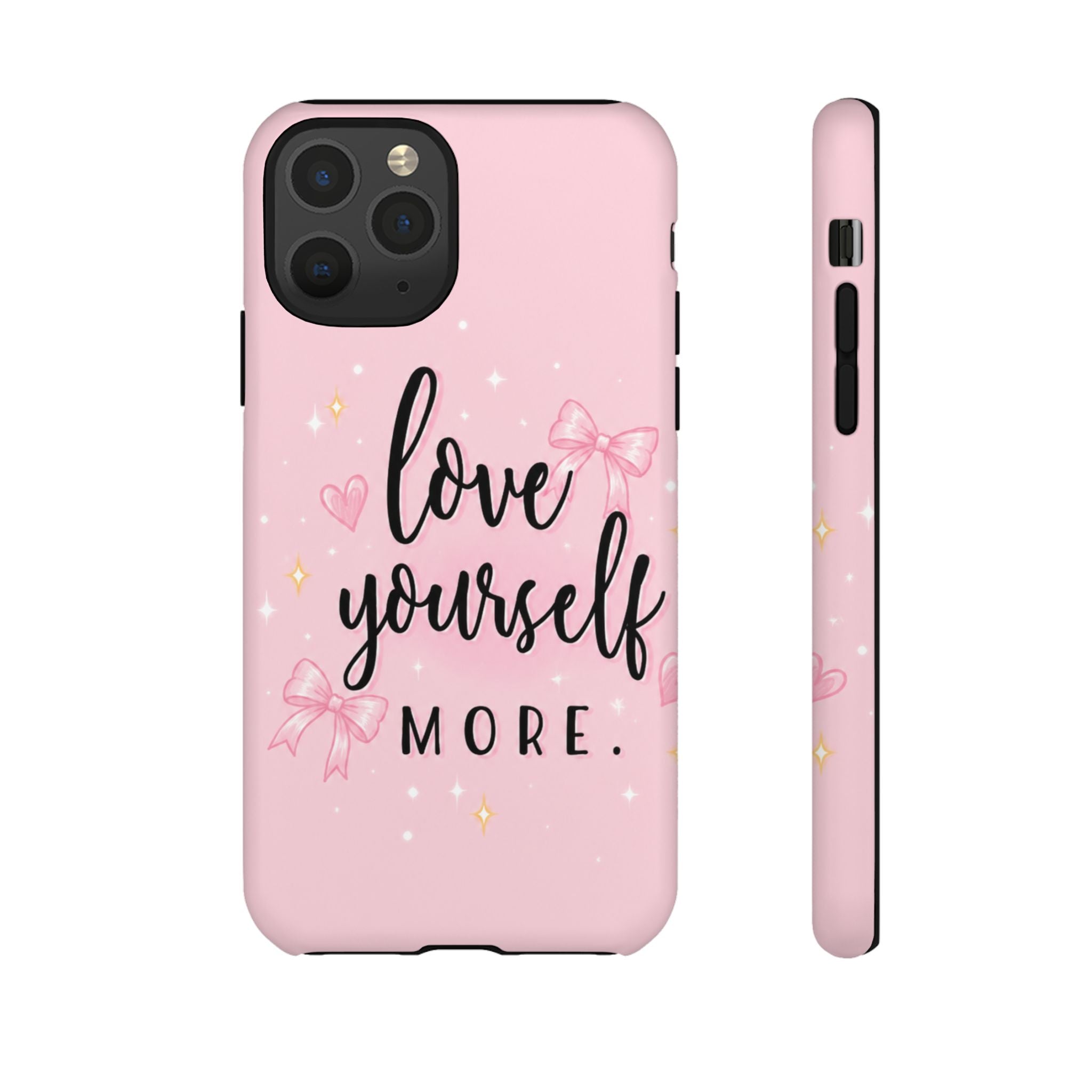 Love Yourself More Pink Inspirational Protective Case