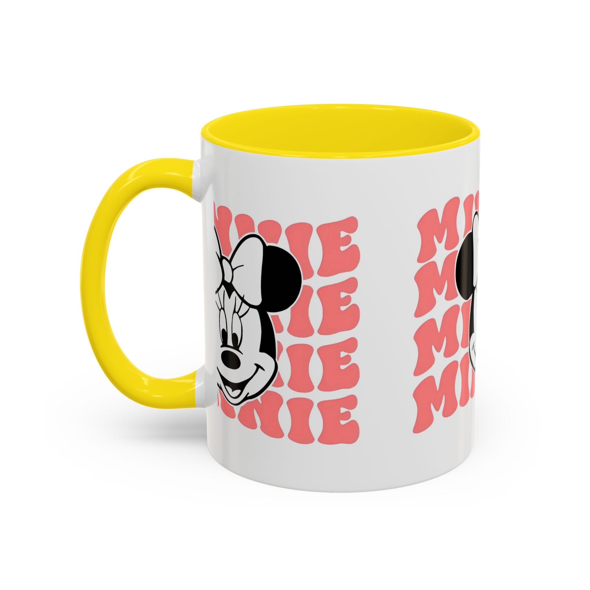 Minnie Mouse Retro Accent Coffee Mug — 11/15oz