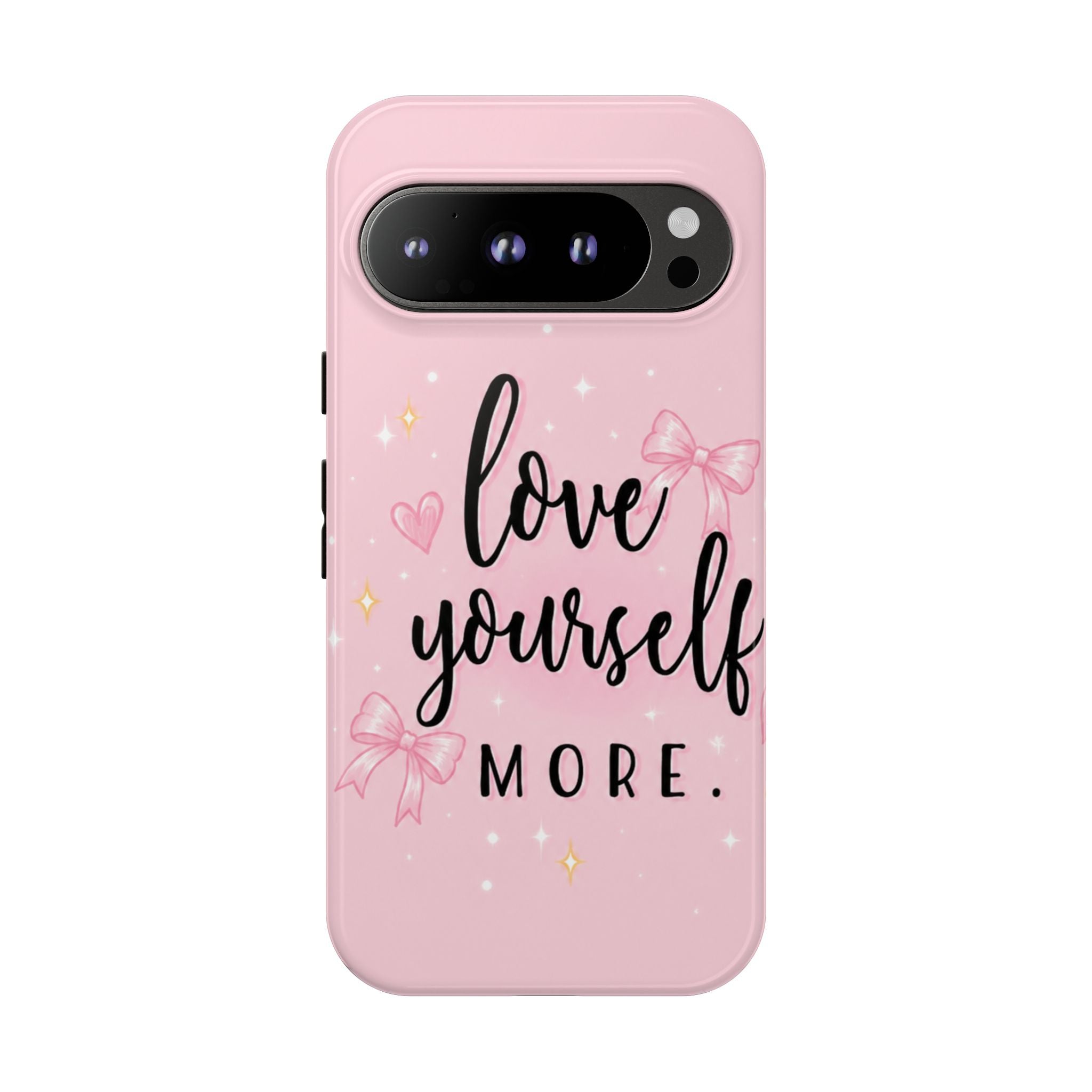 Love Yourself More Pink Inspirational Protective Case