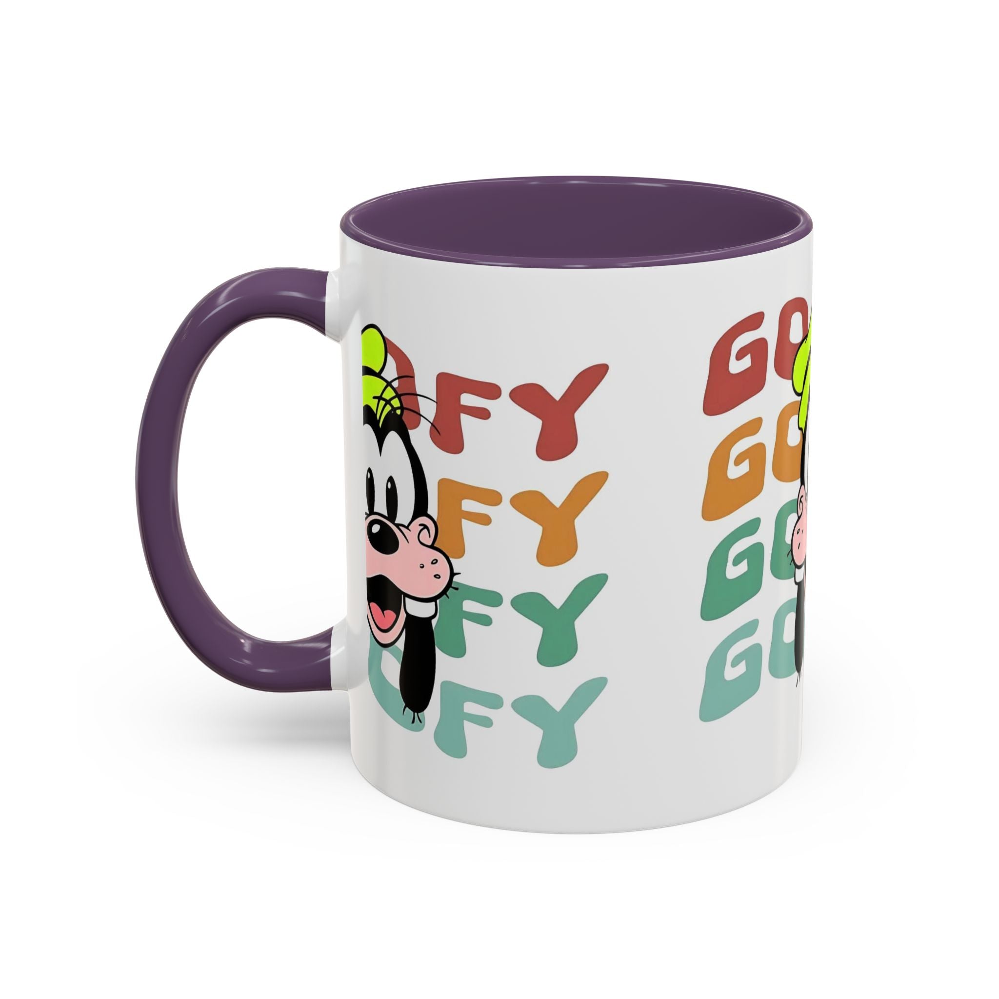Goofy Retro Stack Accent Mug — Disney Goofy Coffee Cup (11/15oz)