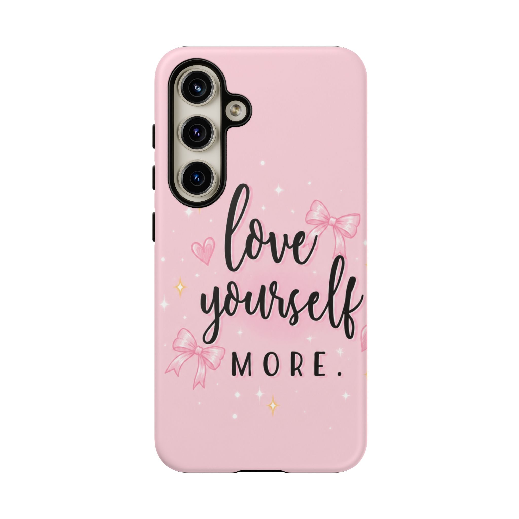 Love Yourself More Pink Inspirational Protective Case