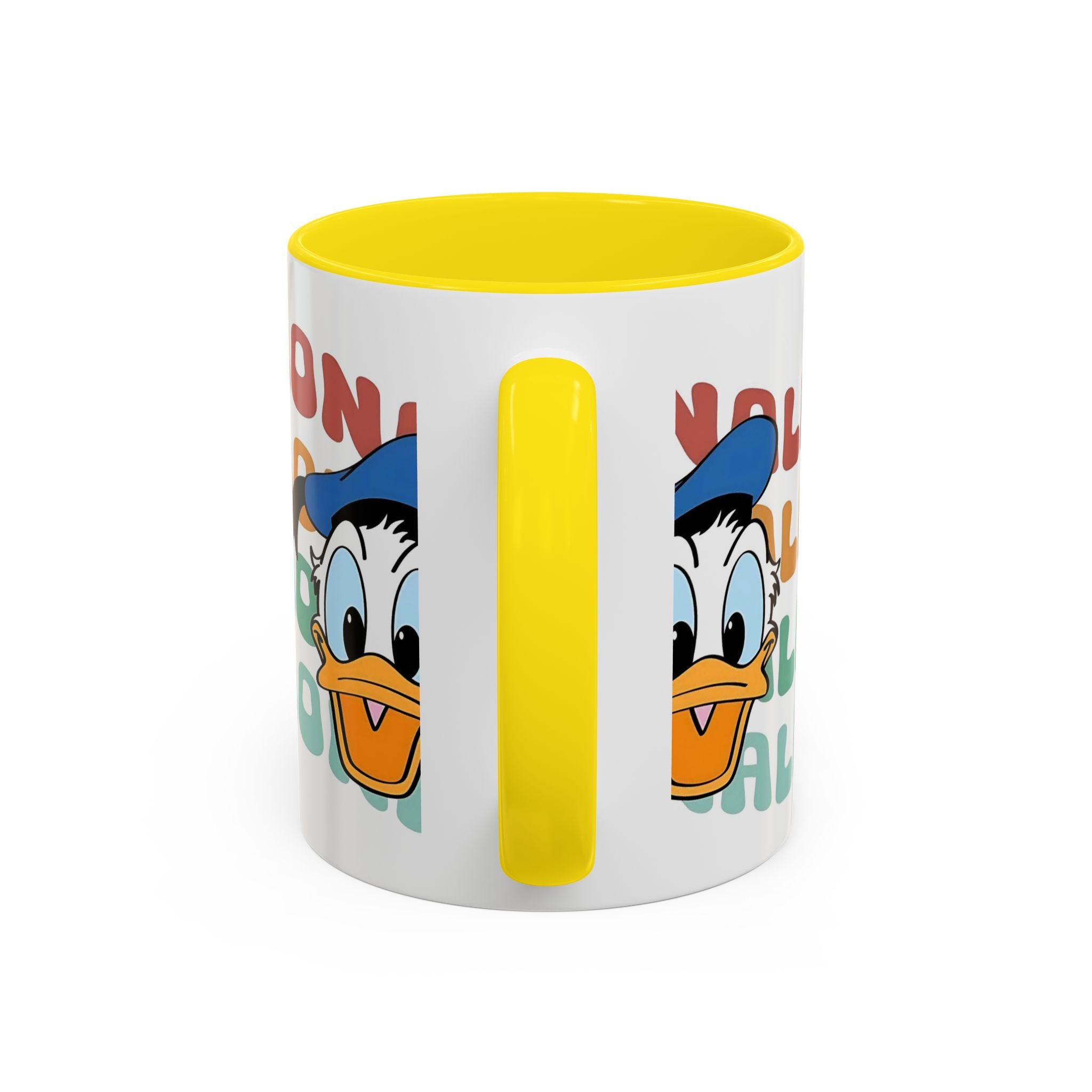 Donald Duck Retro Accent Coffee Mug