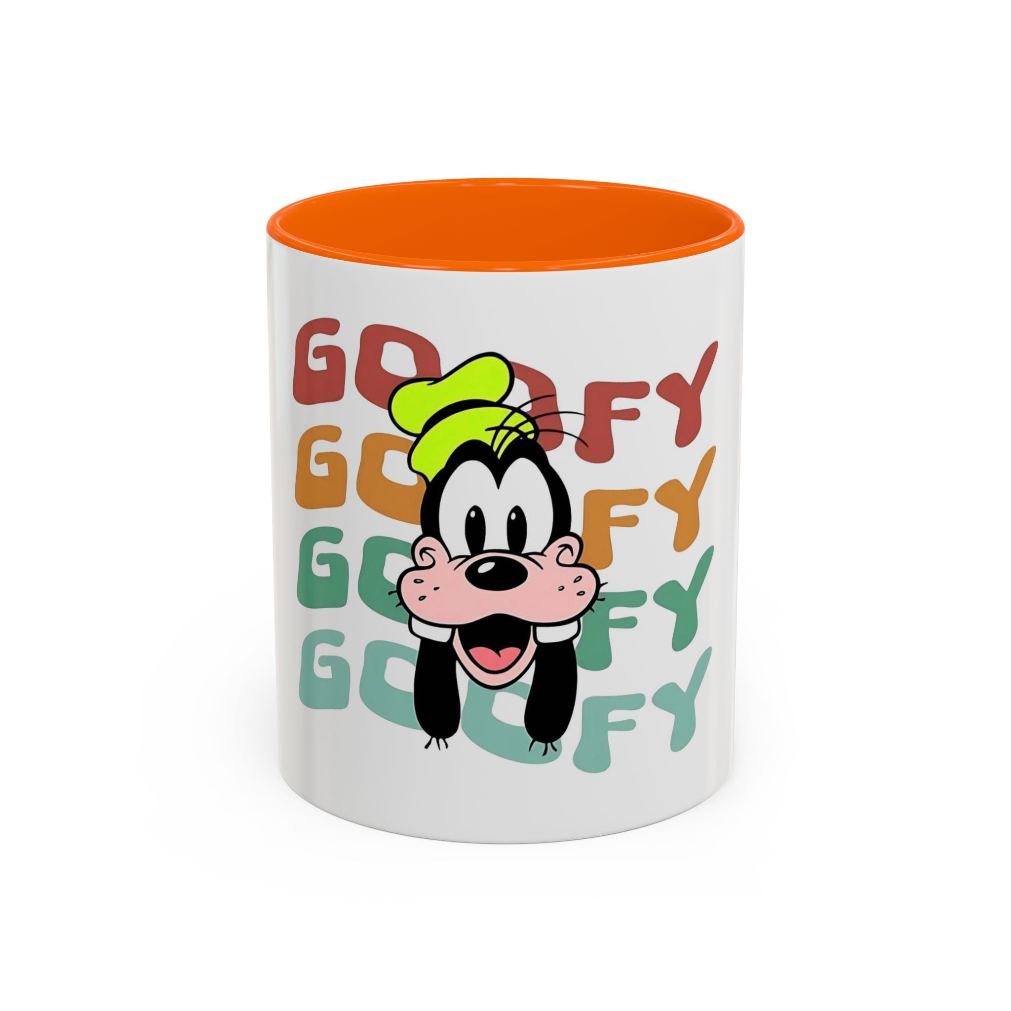 Goofy Retro Stack Accent Mug — Disney Goofy Coffee Cup (11/15oz)