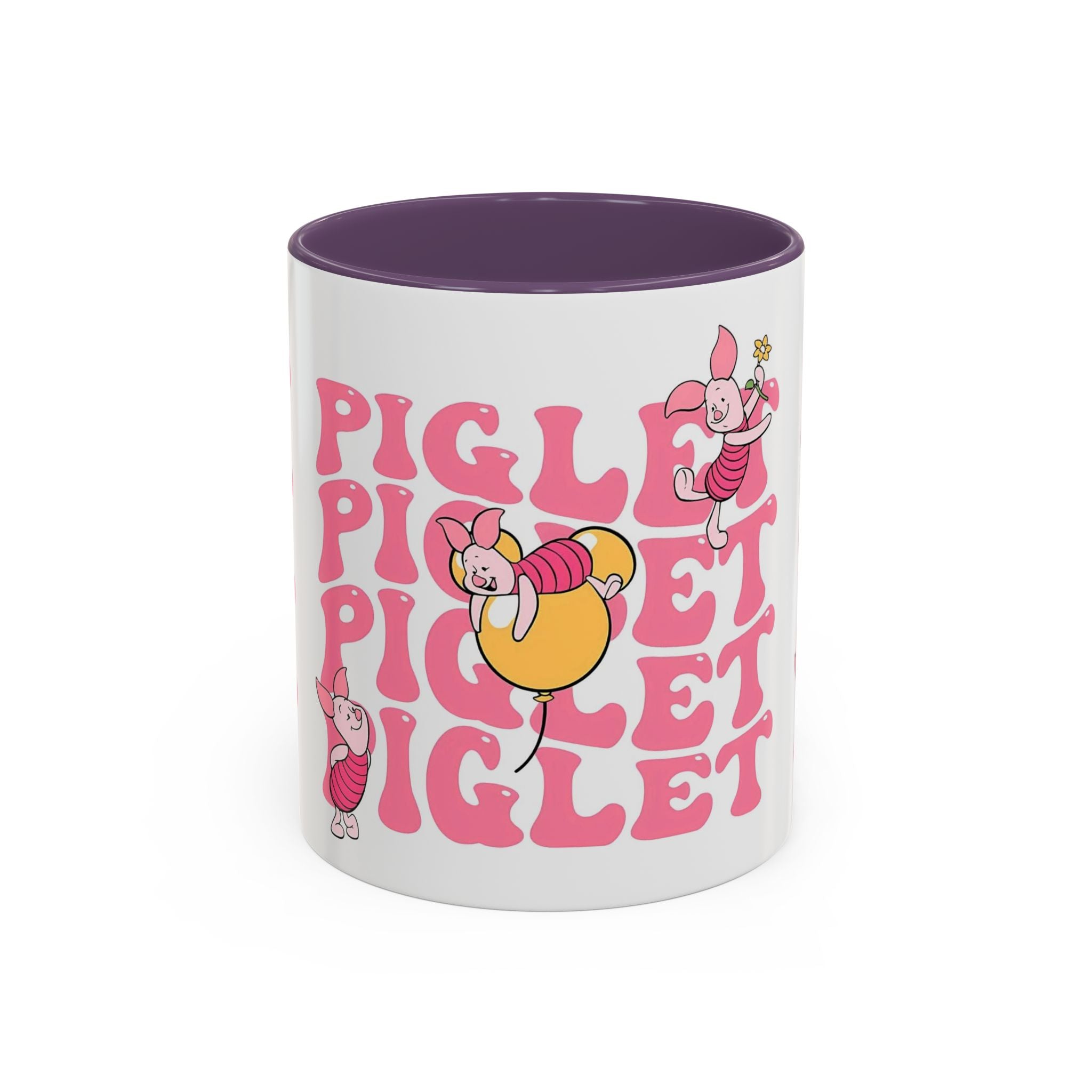 Piglet Coffee Mug — Cute Pink Winnie-The-Pooh Character Accent Mug (11/15oz)