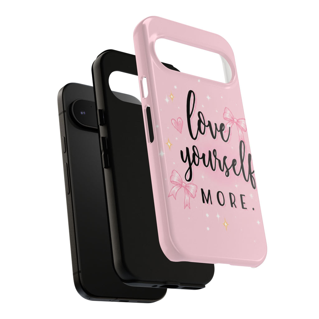 Love Yourself More Pink Inspirational Protective Case